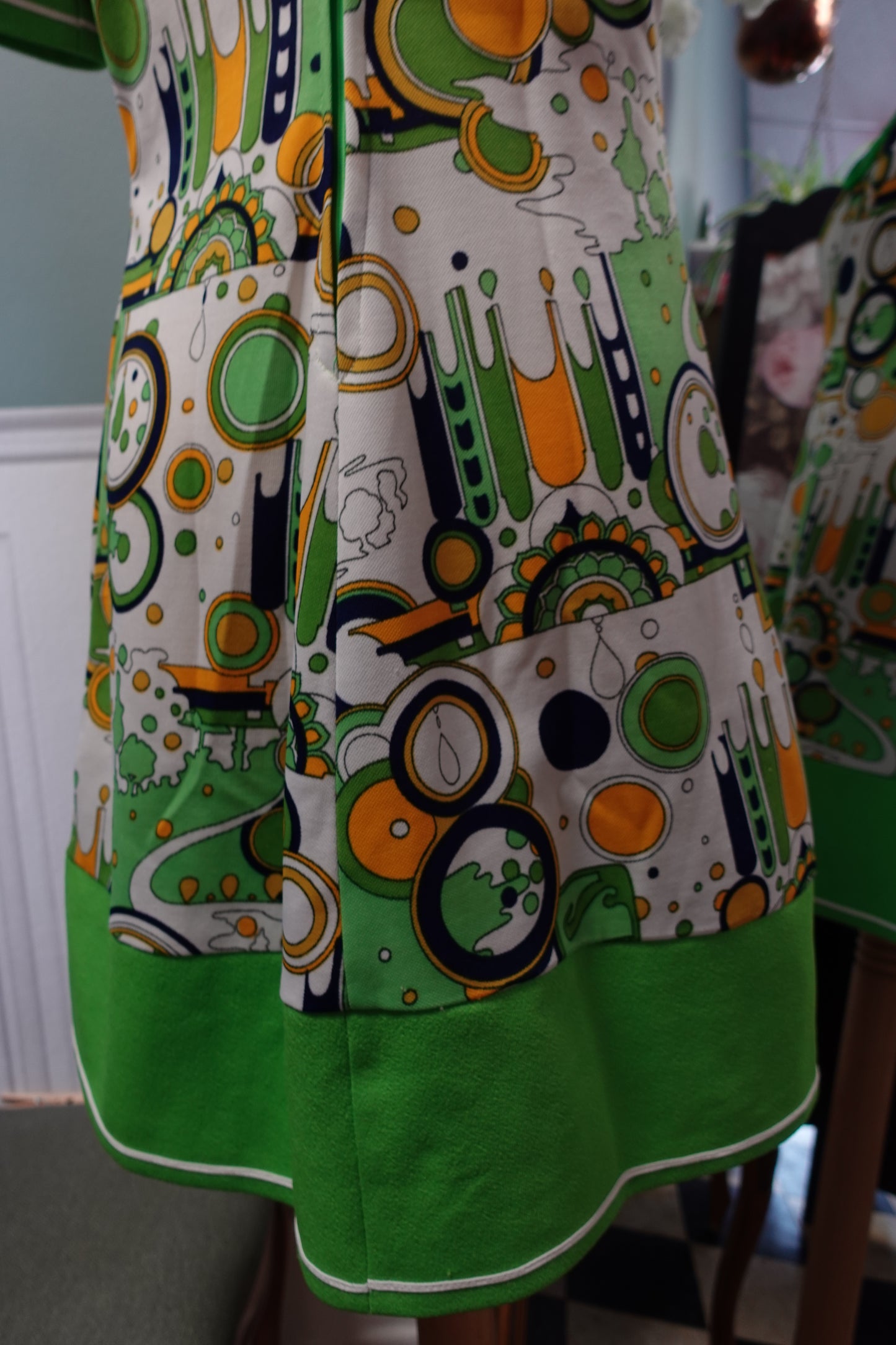5. Robe Trapèze Vintage Années 70 Authentique