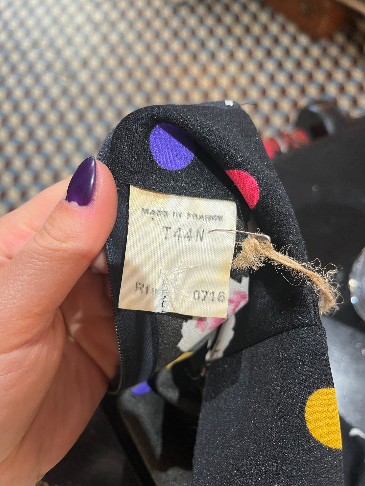 : Robe Maxi "Flora & Dots" à Liens Ajustables — Archive Vintage Bohème