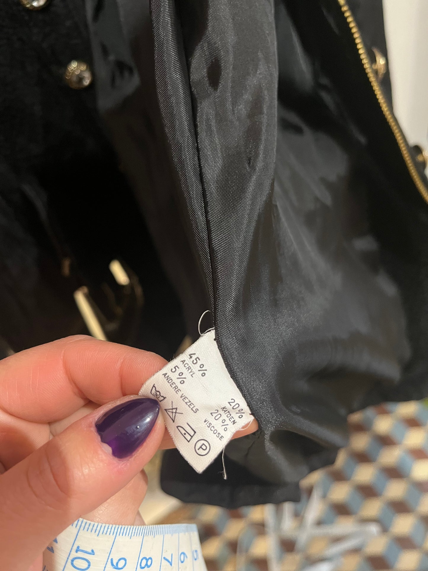 Veste Blazer Longue "Midnight" à Sequins et Ceinture — Pièce d'Archive Rétro