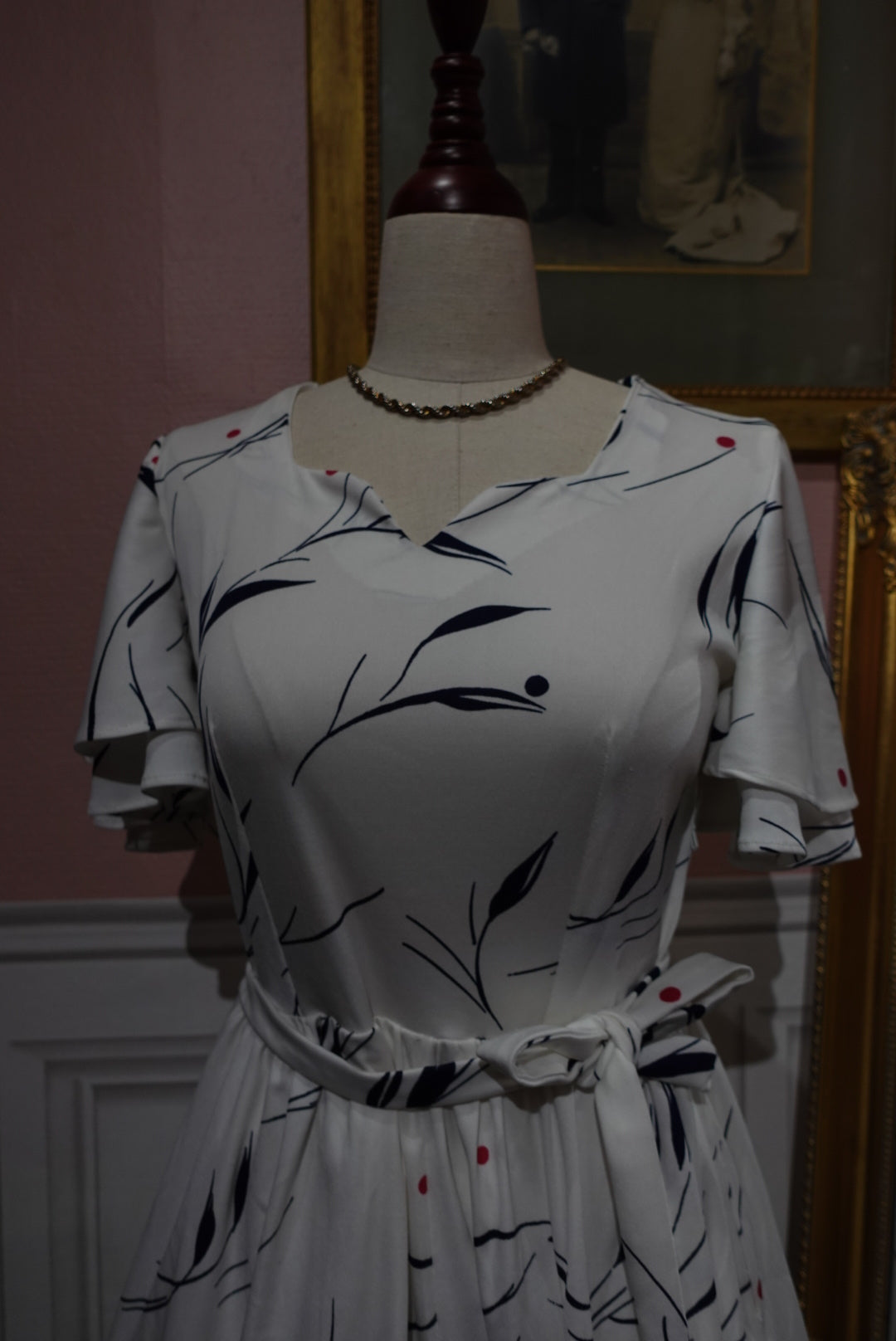 La Robe "Guinguette" — Fait Main Vintage (Style 50s)
