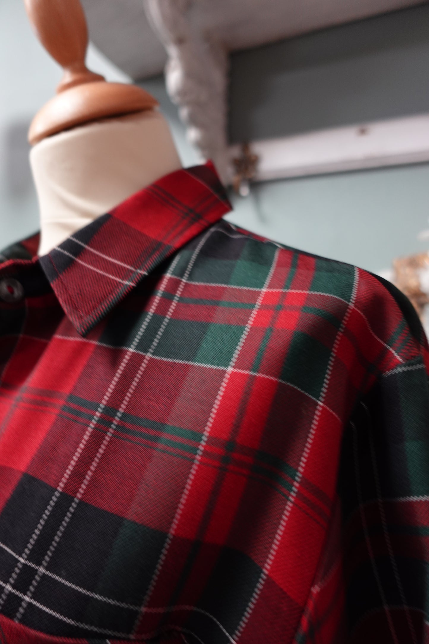 Surchemise Épaisse à Carreaux Tissés — Style "Overshirt" Rétro
