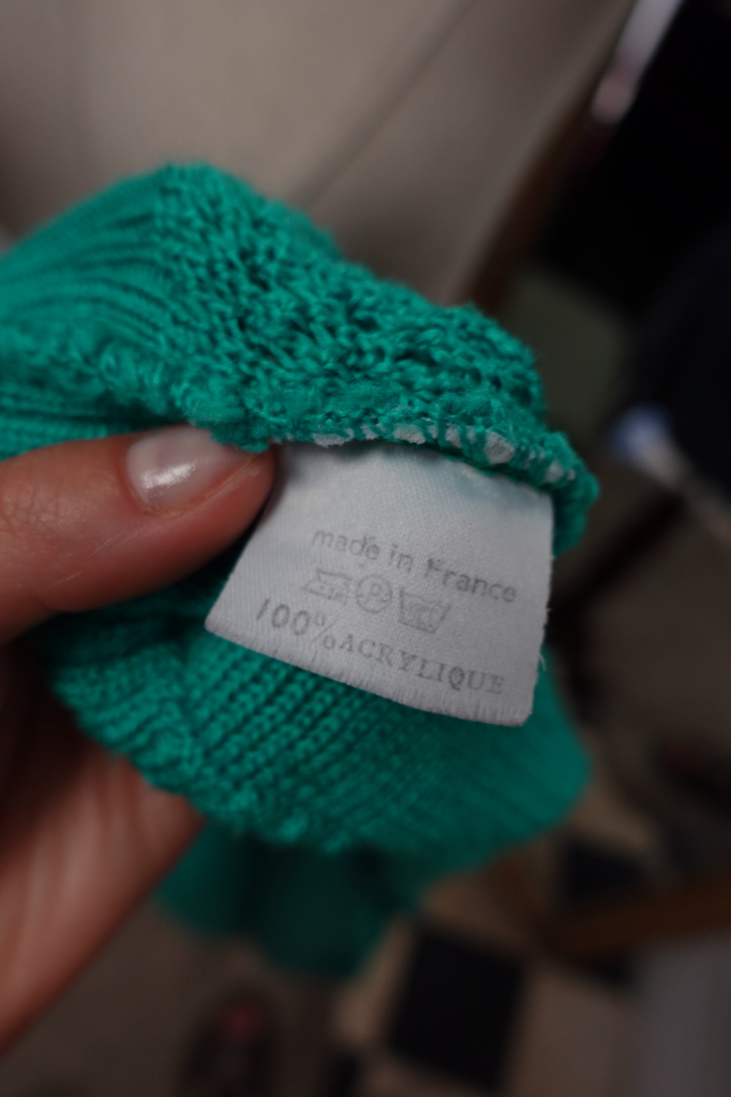 Top sans manches en maille tricotée "Menthe" – Vert Éclatant