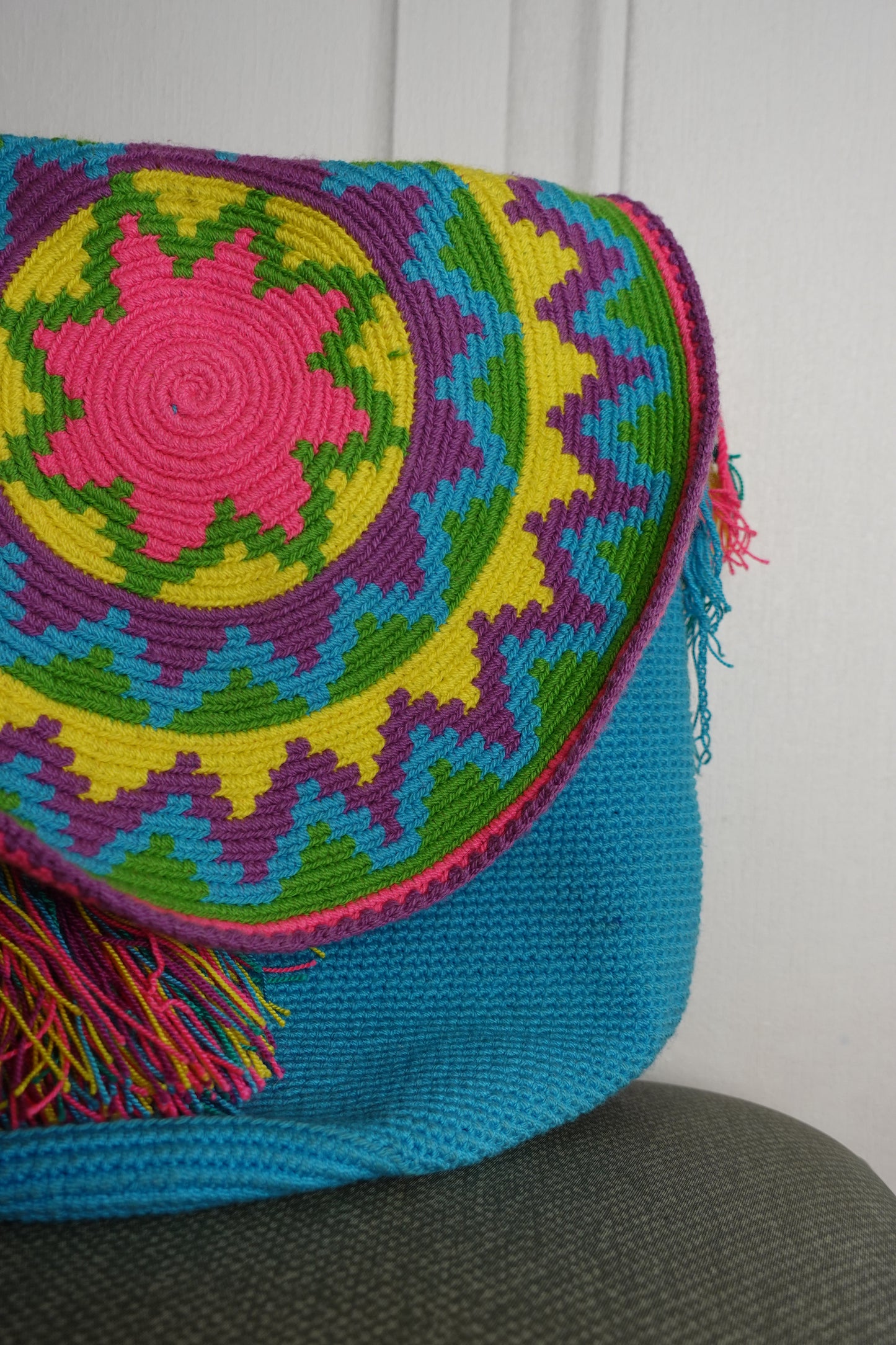 Sac bandoulière artisanal vintage années 70 – Bohème & Hippie