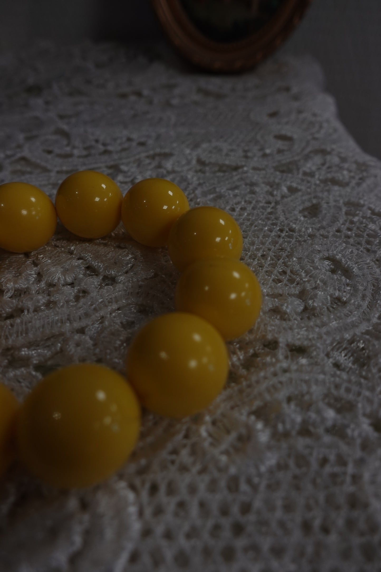 Bracelet "Solaire" - Perles Jaunes XXL