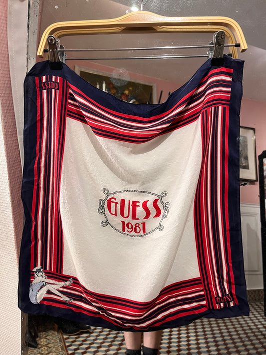 Foulard Guess 1981 Vintage