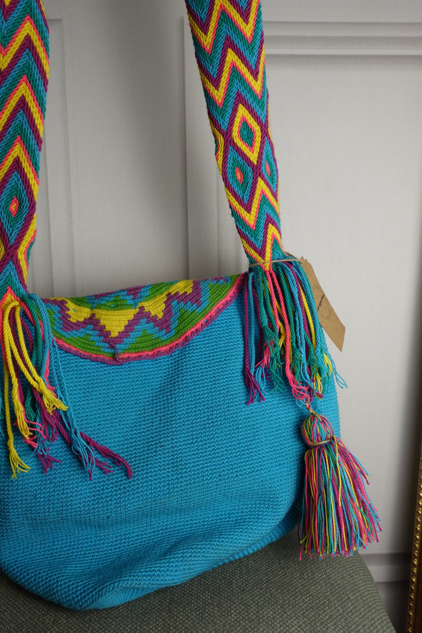 Sac bandoulière artisanal vintage années 70 – Bohème & Hippie