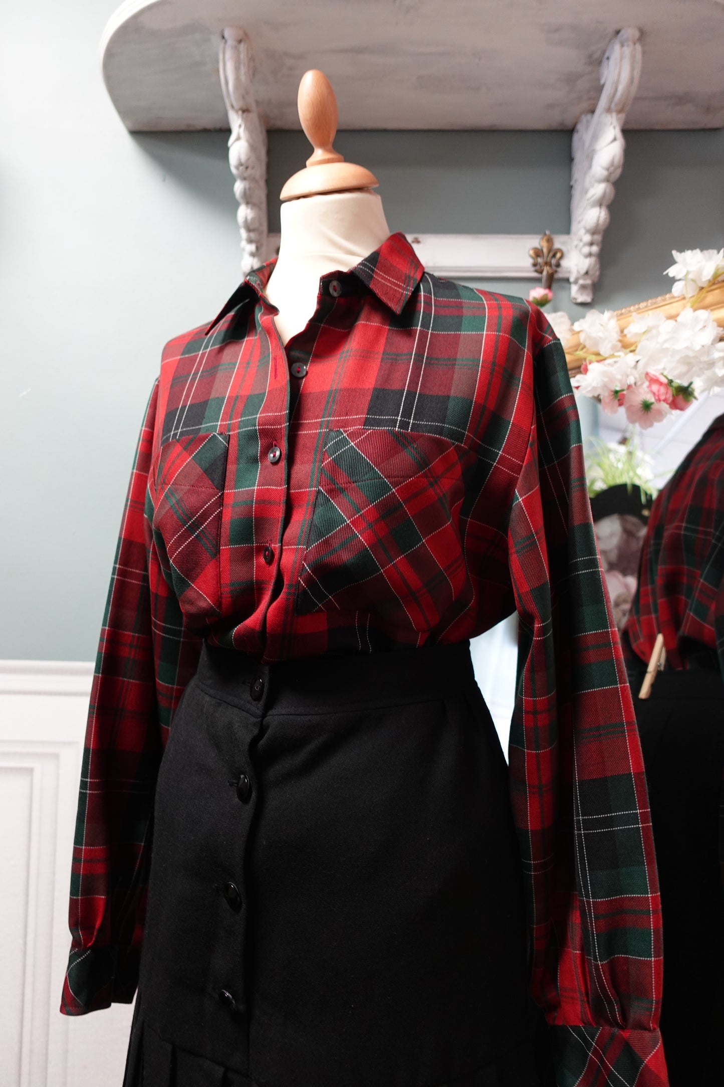 Surchemise Épaisse à Carreaux Tissés — Style "Overshirt" Rétro
