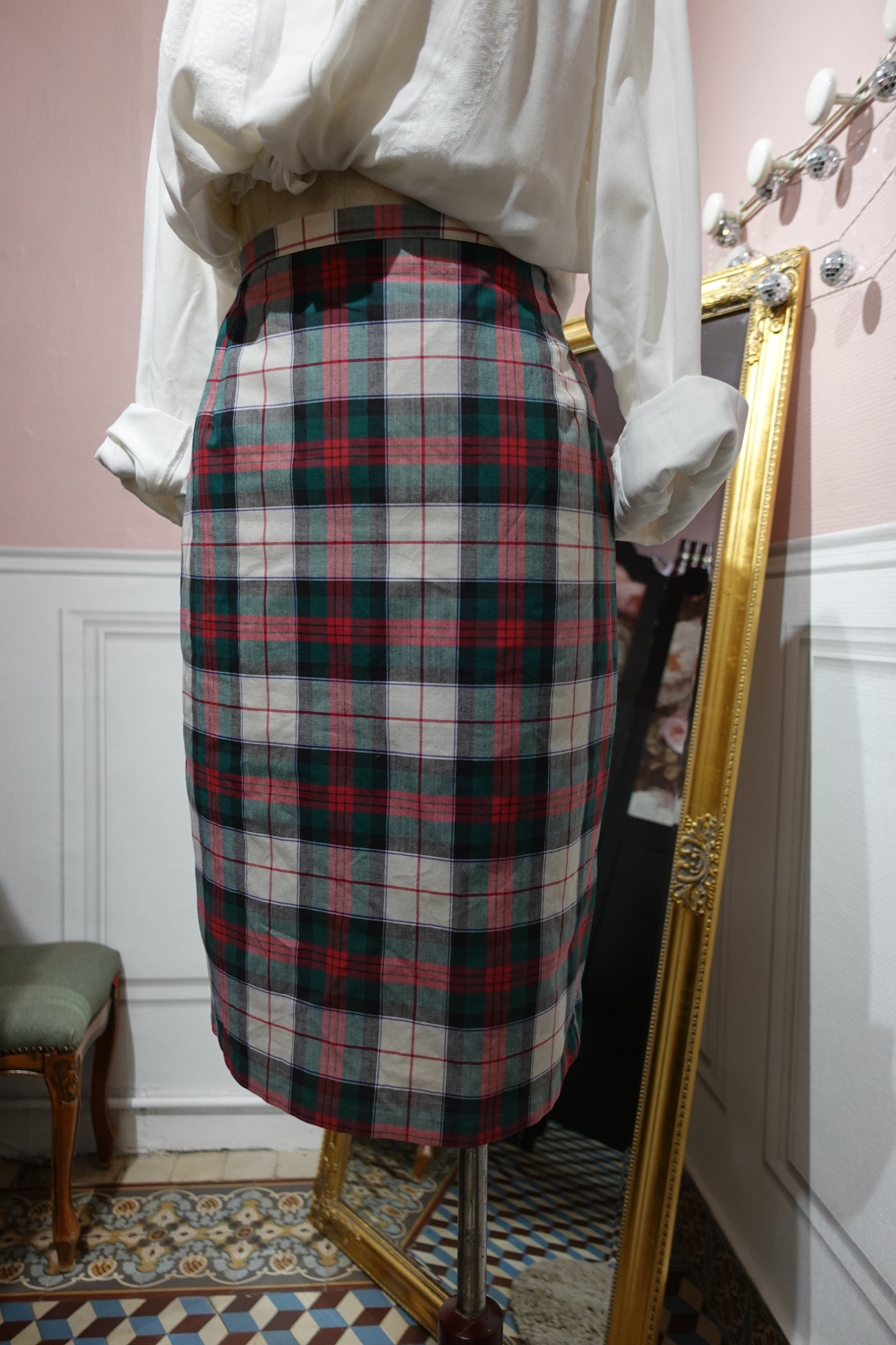 La Jupe "Highlands" - Tartan Vintage & Silhouette Preppy