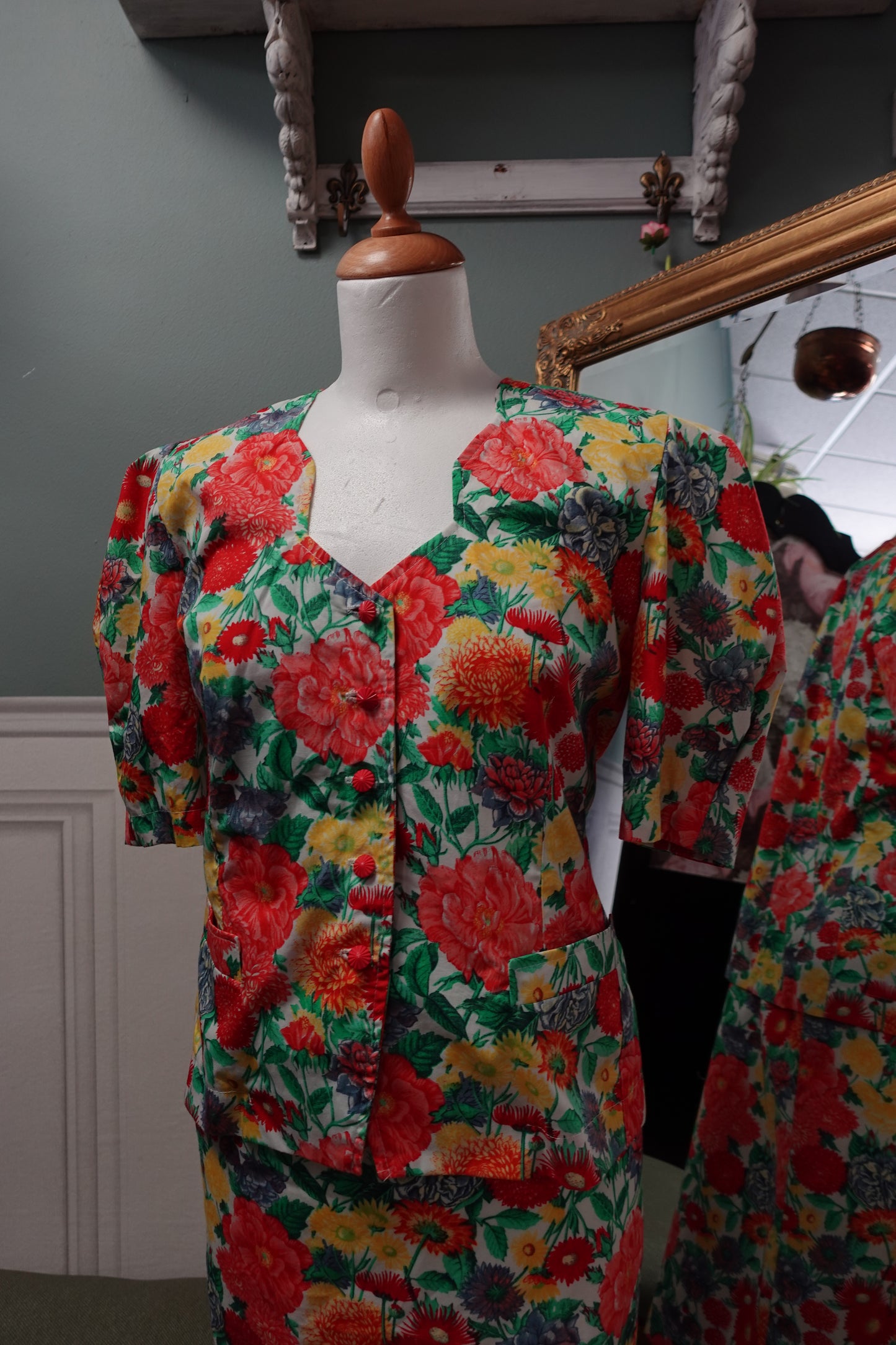 Ensemble de créateur d'époque – Coton Fleuri & Made in France