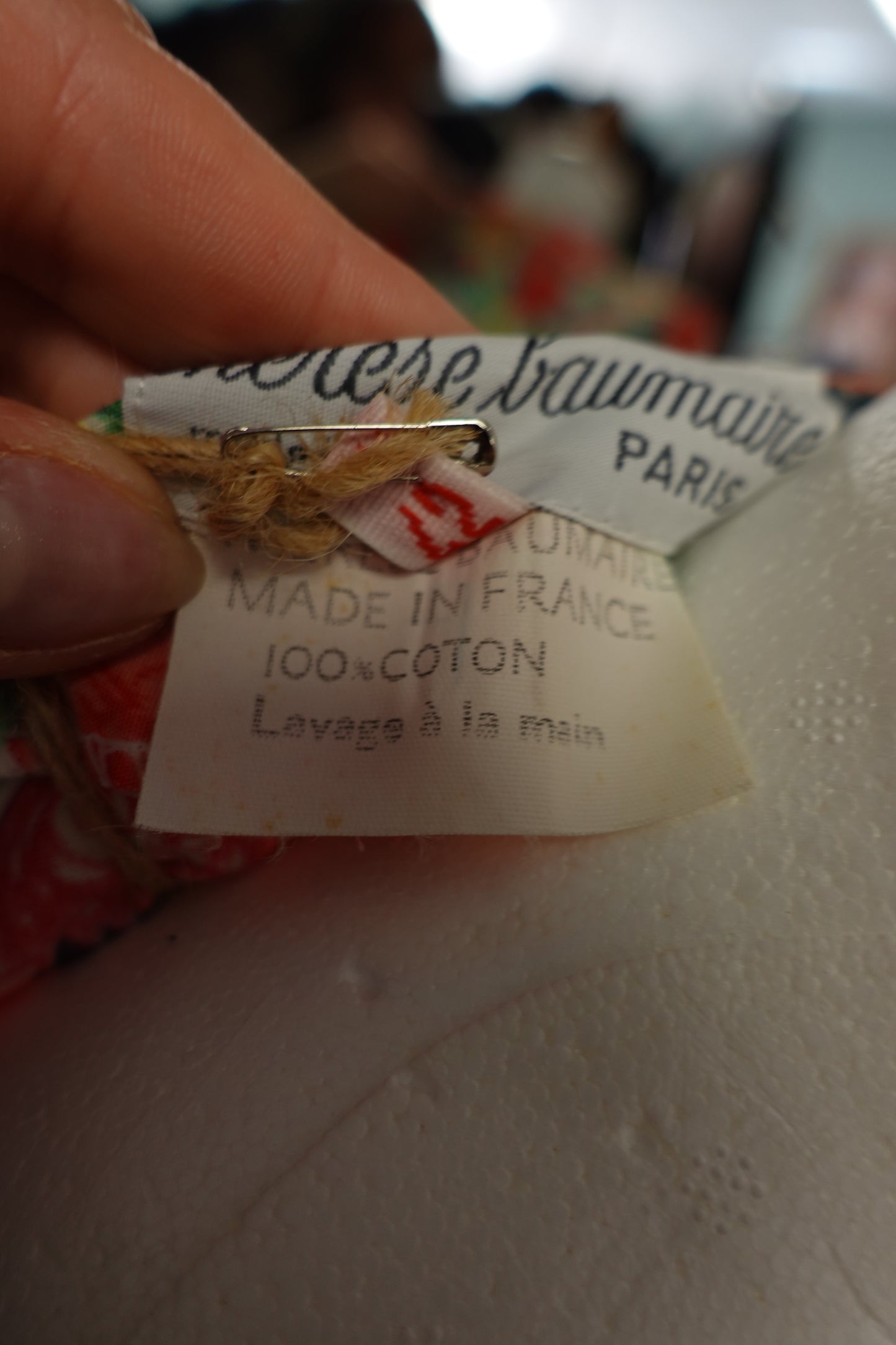Ensemble de créateur d'époque – Coton Fleuri & Made in France