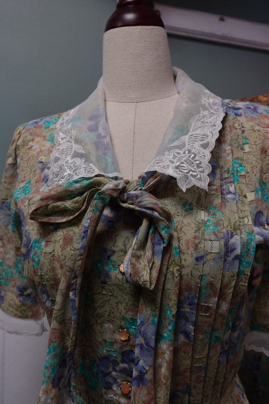 Robe Vintage "Belle Vogue" – Édition Tokyo – 100% Cupro