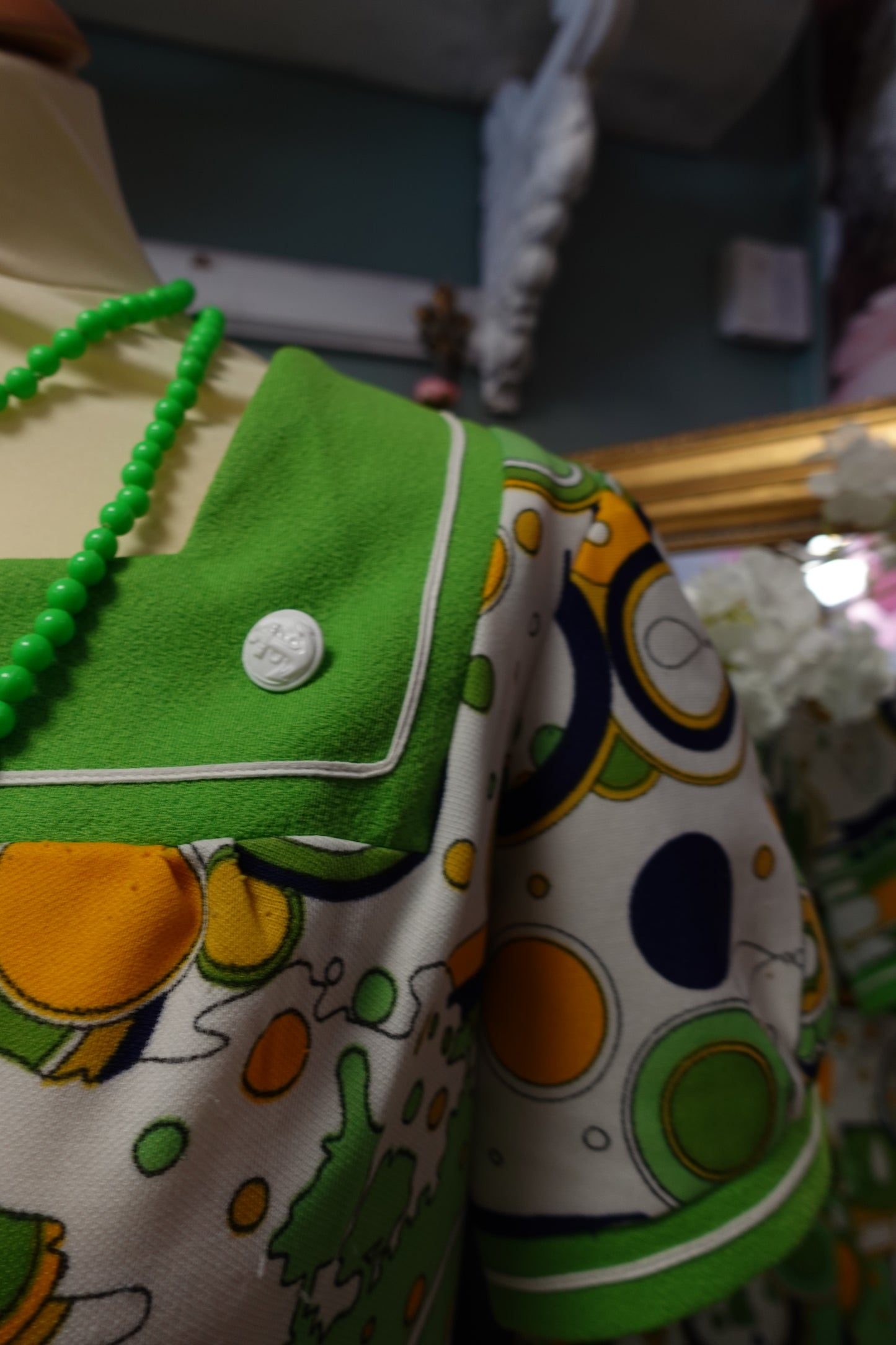 5. Robe Trapèze Vintage Années 70 Authentique