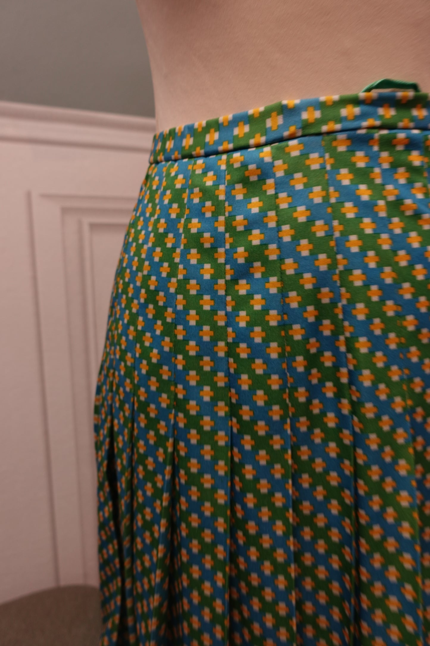 Ensemble coordonné graphique – Rodier Vintage 1970s