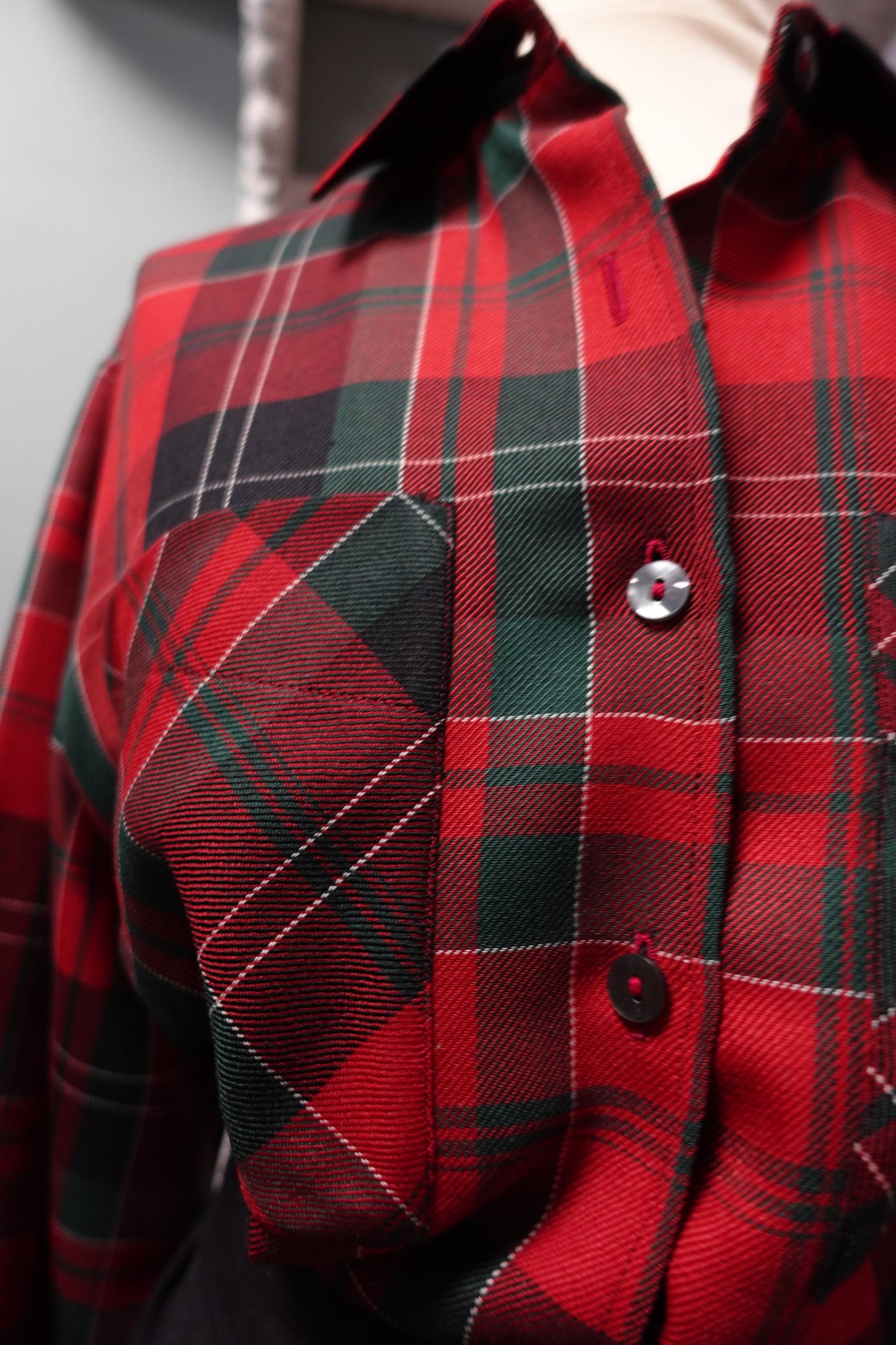 Surchemise Épaisse à Carreaux Tissés — Style "Overshirt" Rétro