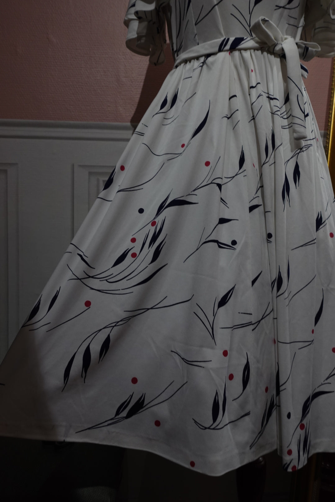 La Robe "Guinguette" — Fait Main Vintage (Style 50s)