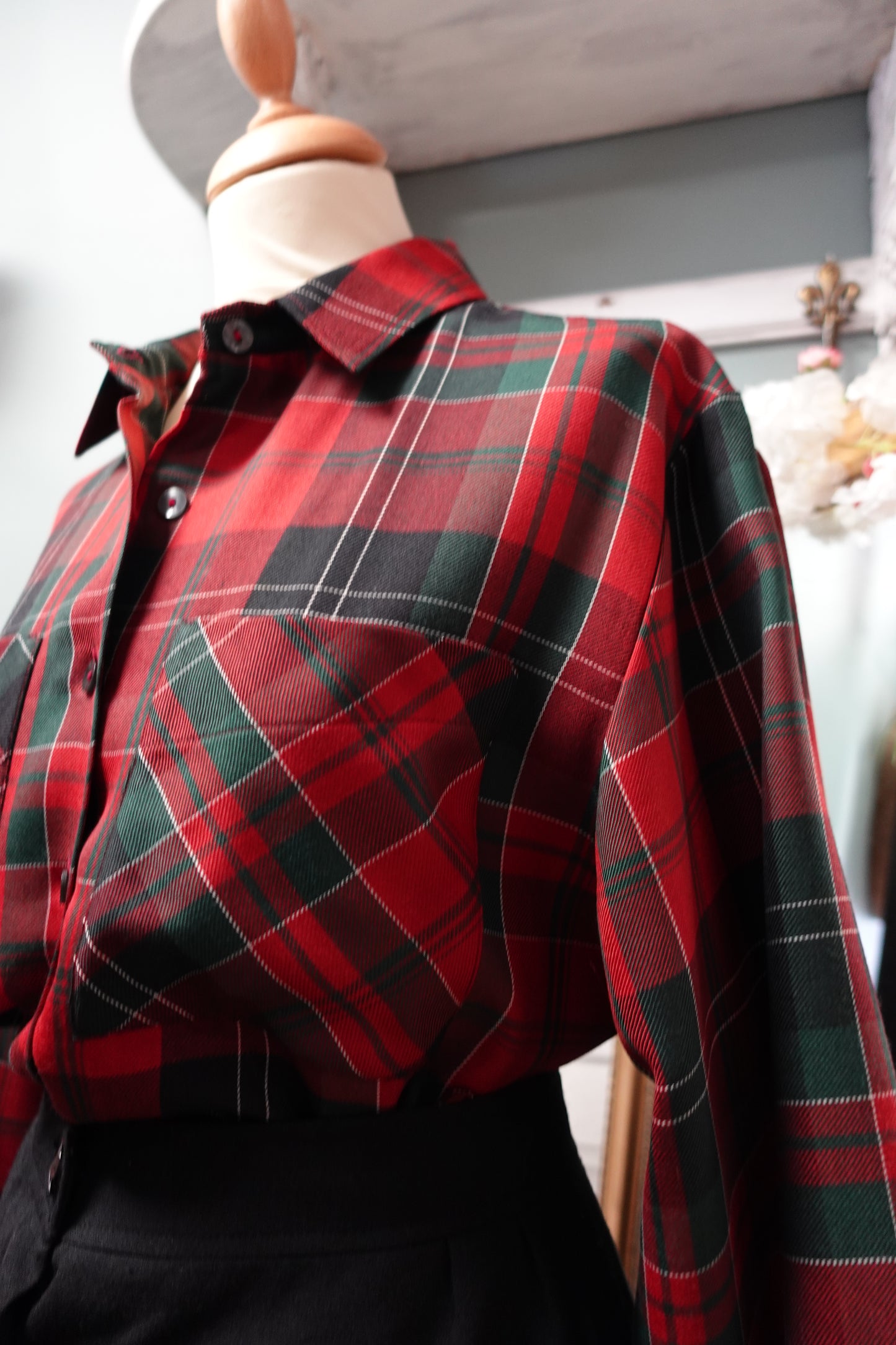 Surchemise Épaisse à Carreaux Tissés — Style "Overshirt" Rétro