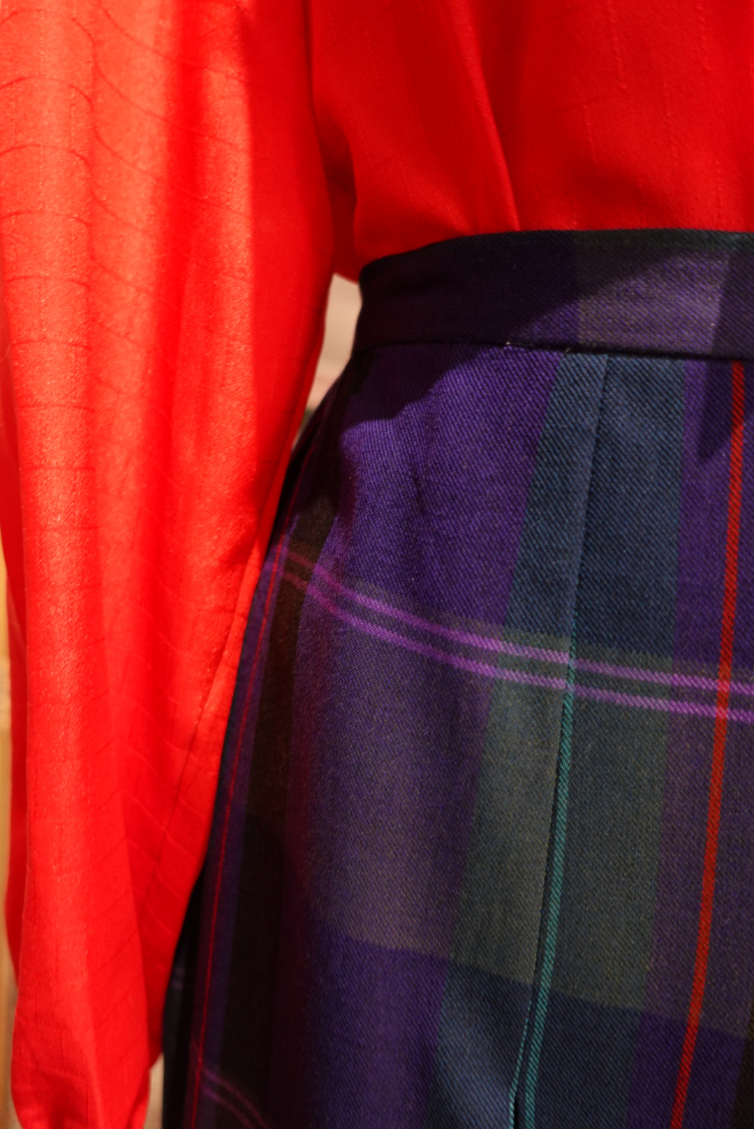 La Jupe Tartan "British Heritage" - Laine Made in UK
