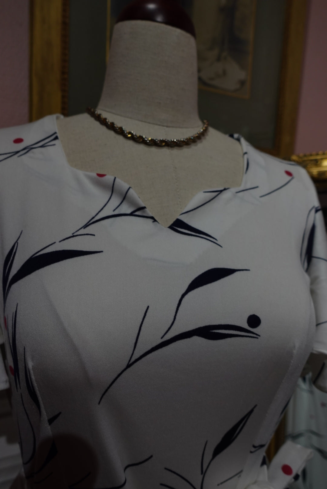 La Robe "Guinguette" — Fait Main Vintage (Style 50s)