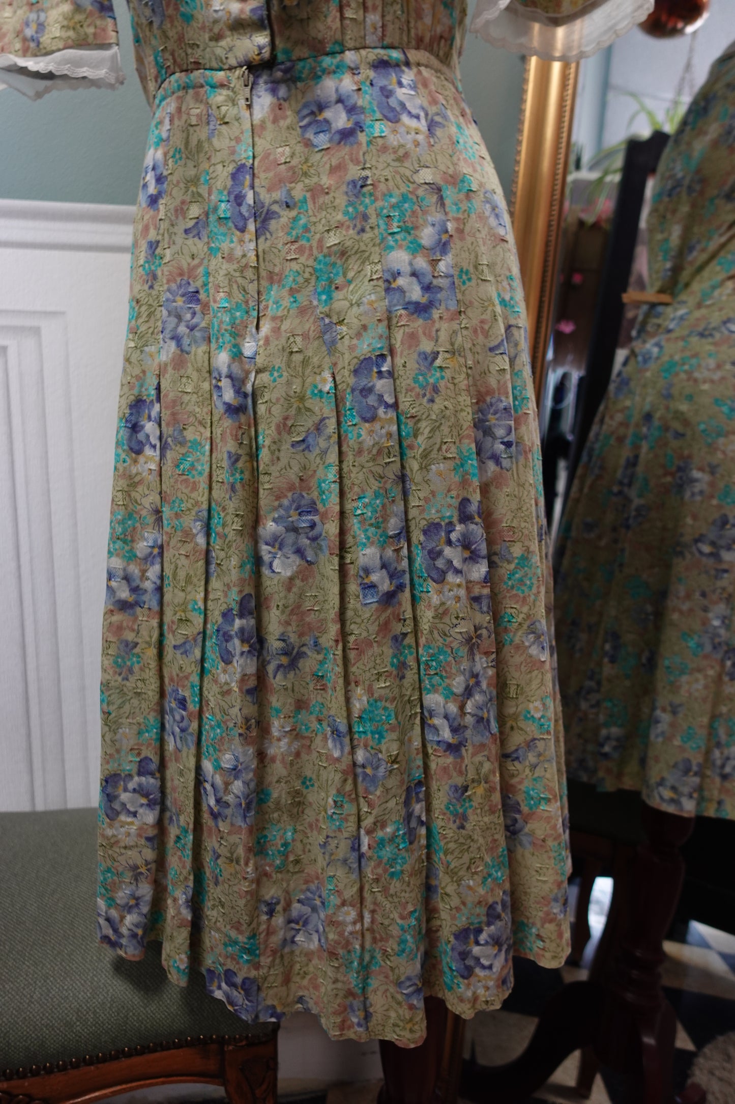 Robe Vintage "Belle Vogue" – Édition Tokyo – 100% Cupro
