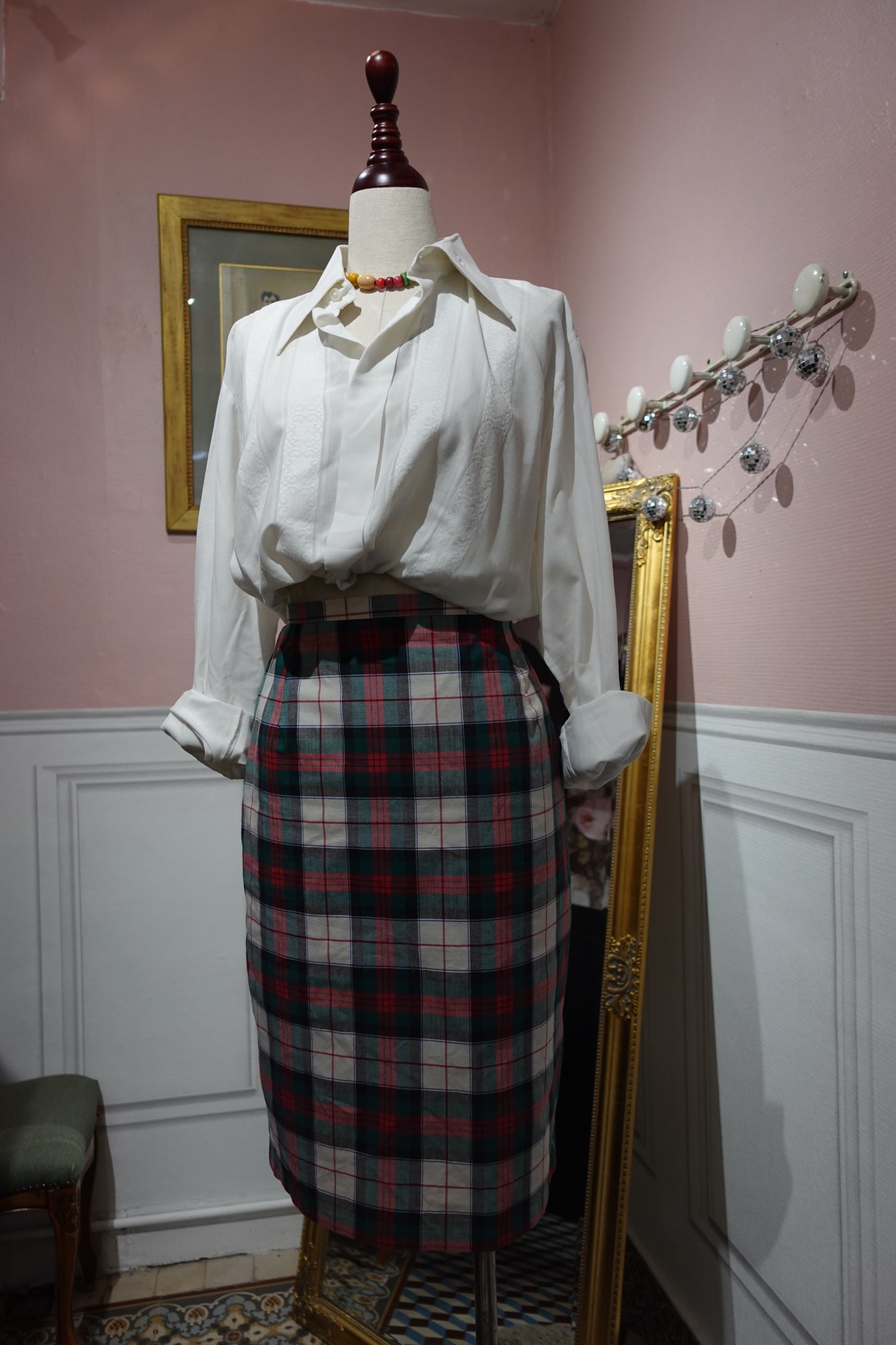 La Jupe "Highlands" - Tartan Vintage & Silhouette Preppy