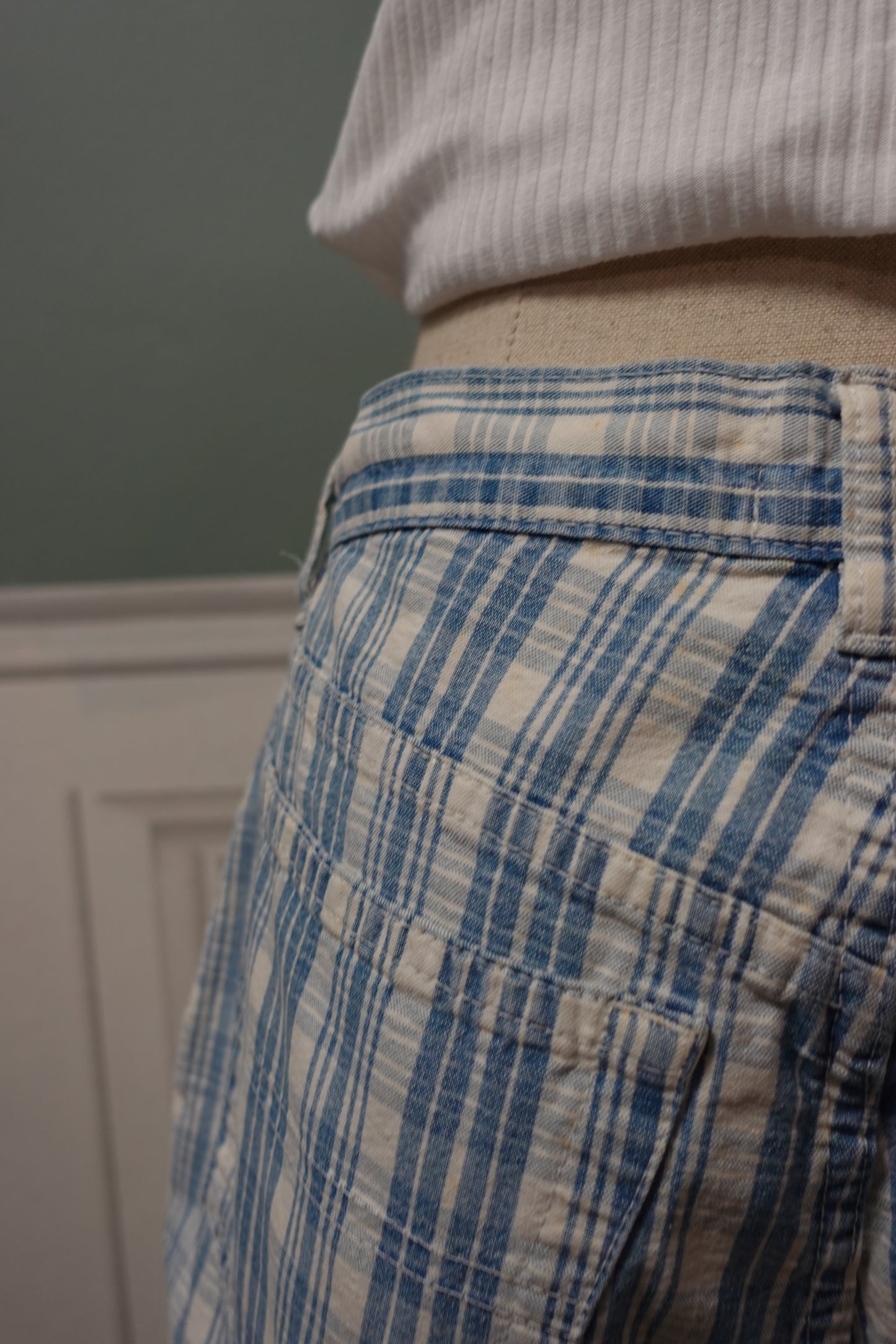 Short Vintage Pimkie à Rayures - Années 90