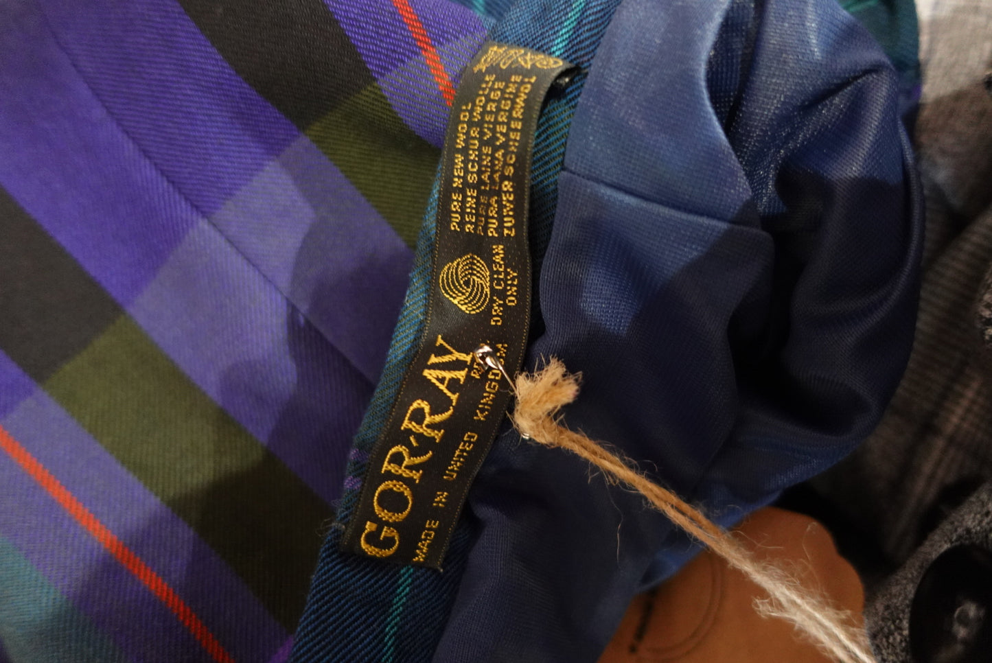 La Jupe Tartan "British Heritage" - Laine Made in UK