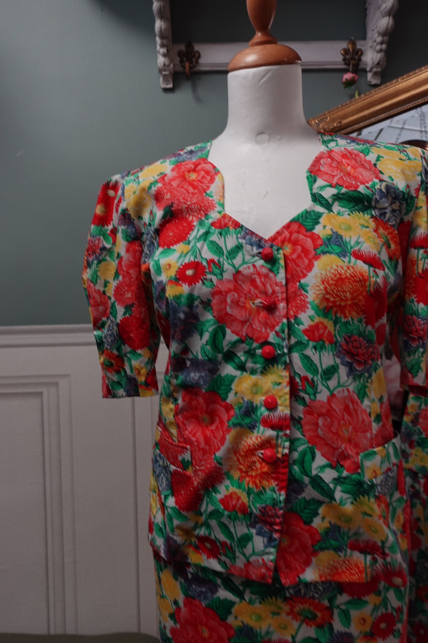 Ensemble de créateur d'époque – Coton Fleuri & Made in France