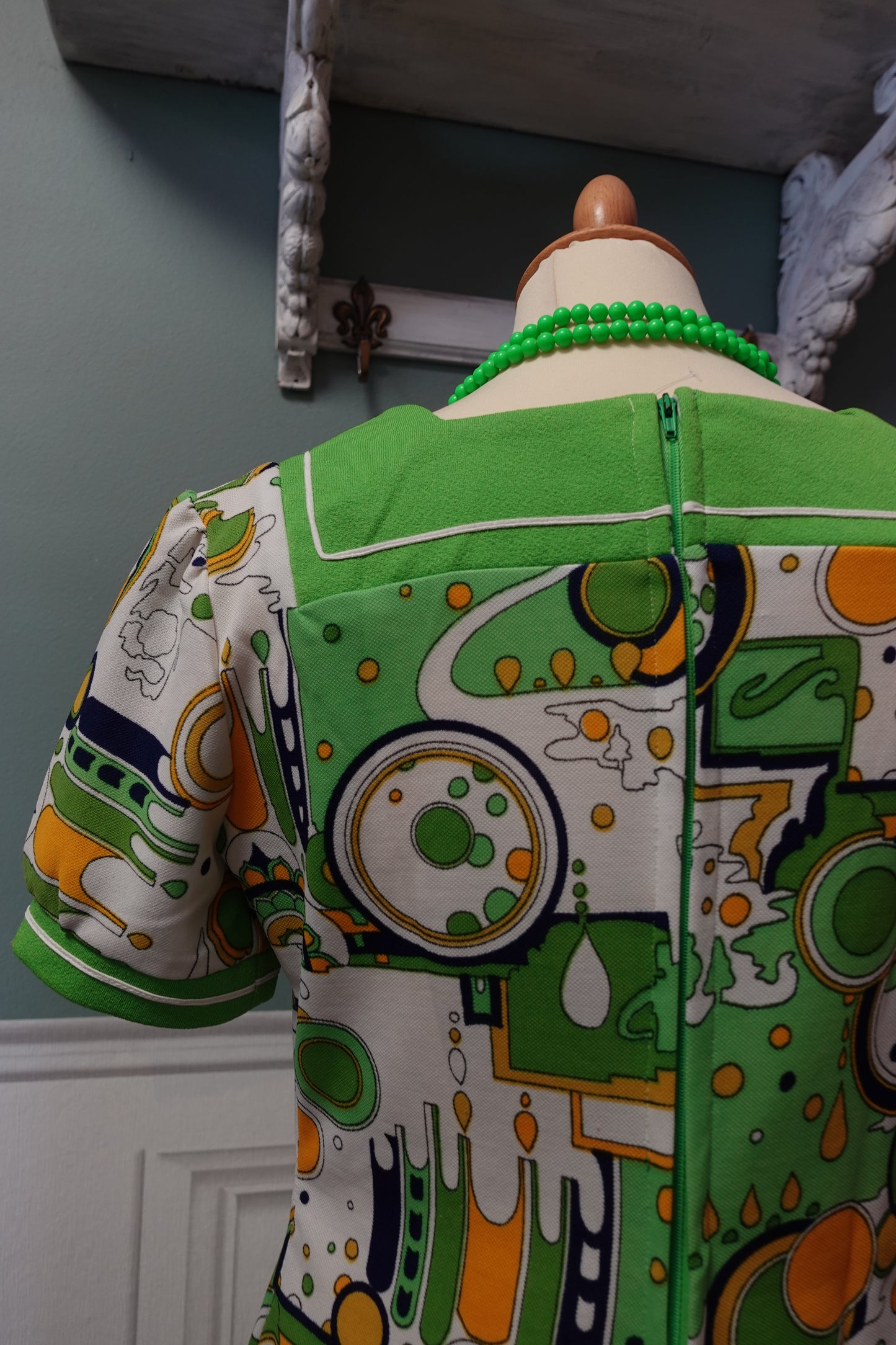 5. Robe Trapèze Vintage Années 70 Authentique