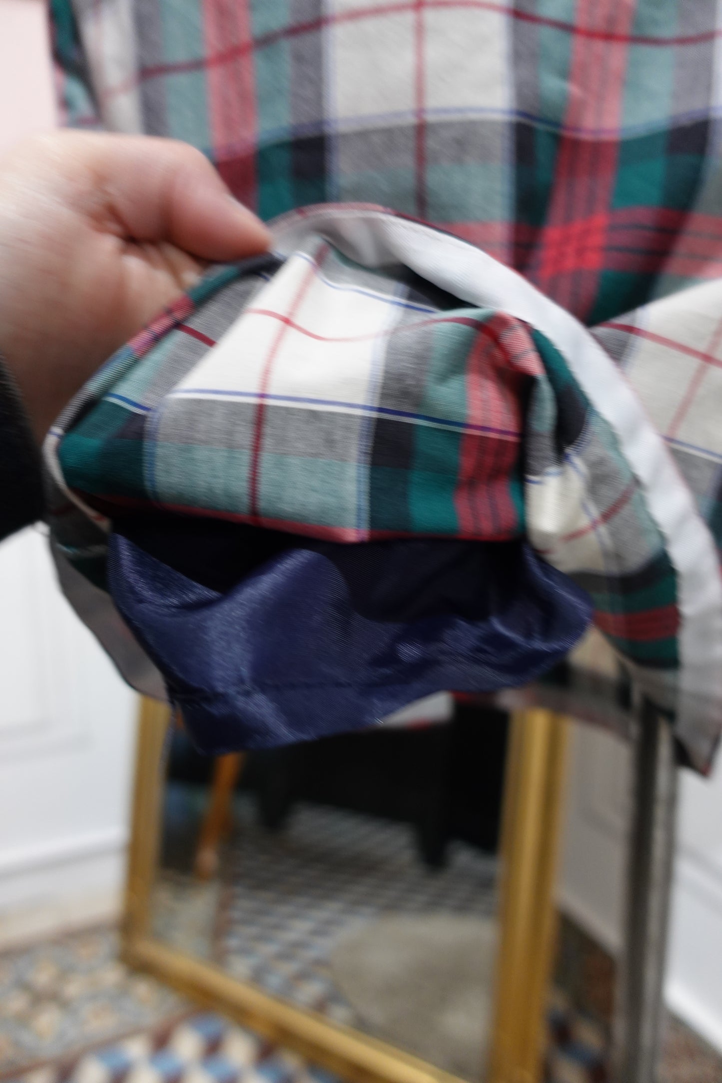 La Jupe "Highlands" - Tartan Vintage & Silhouette Preppy