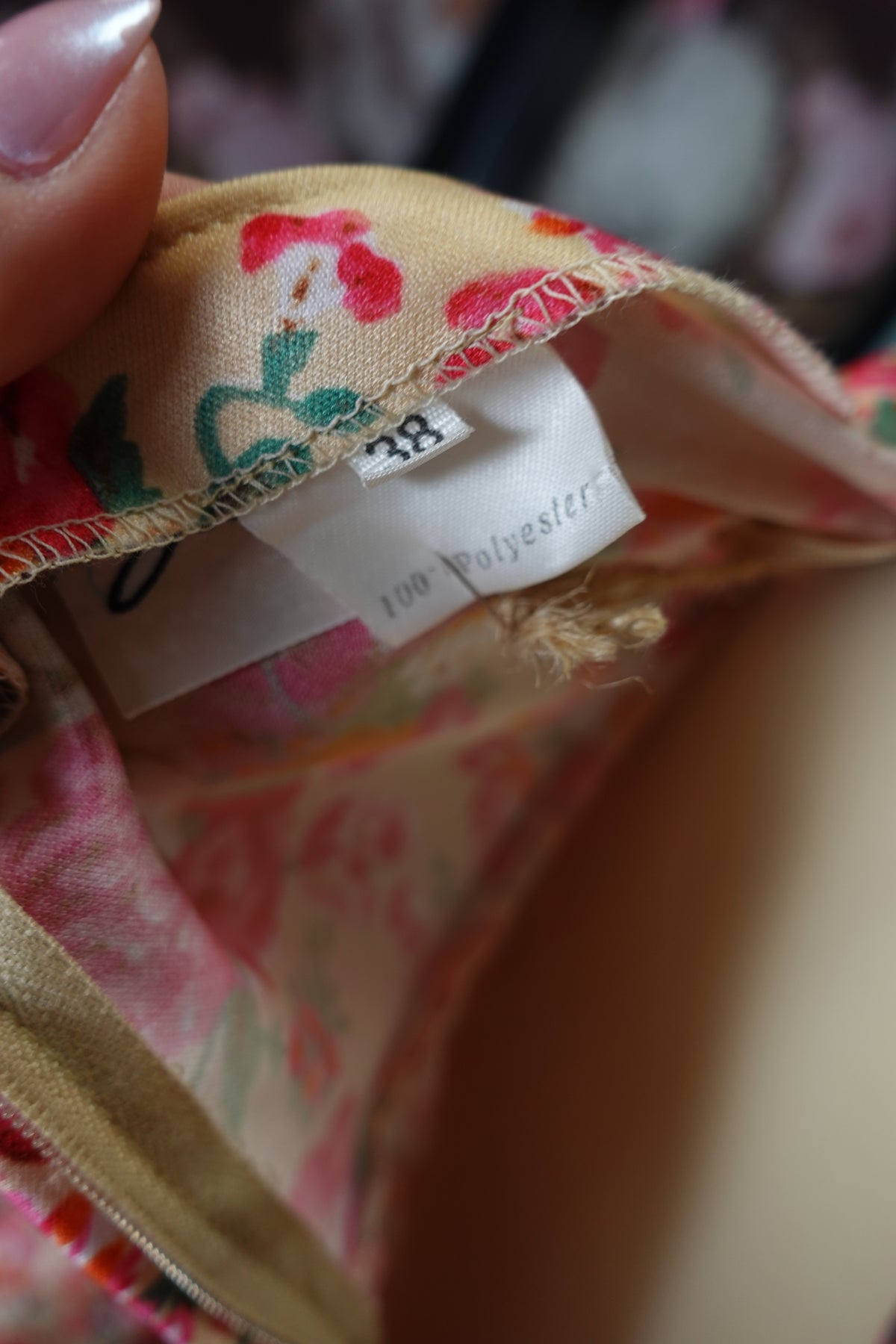 Robe midi dos nu plissée – Imprimé Floral John Rag Vintage