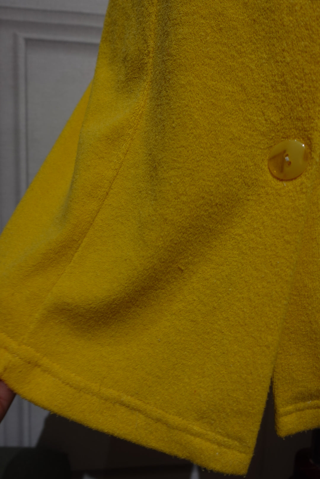 La Robe "Poolside" — Éponge Jaune Vitaminée (Vintage Italie)