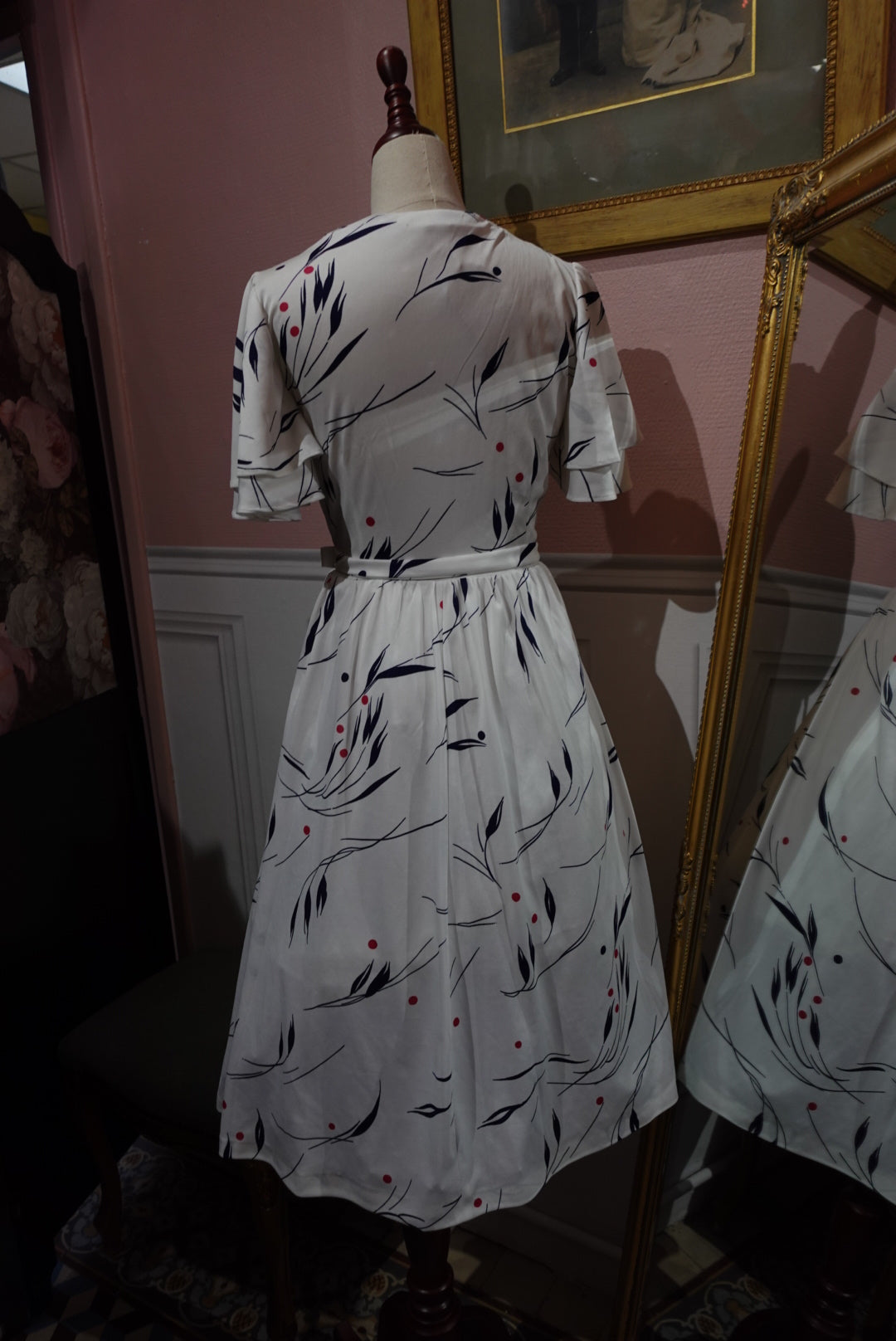 La Robe "Guinguette" — Fait Main Vintage (Style 50s)