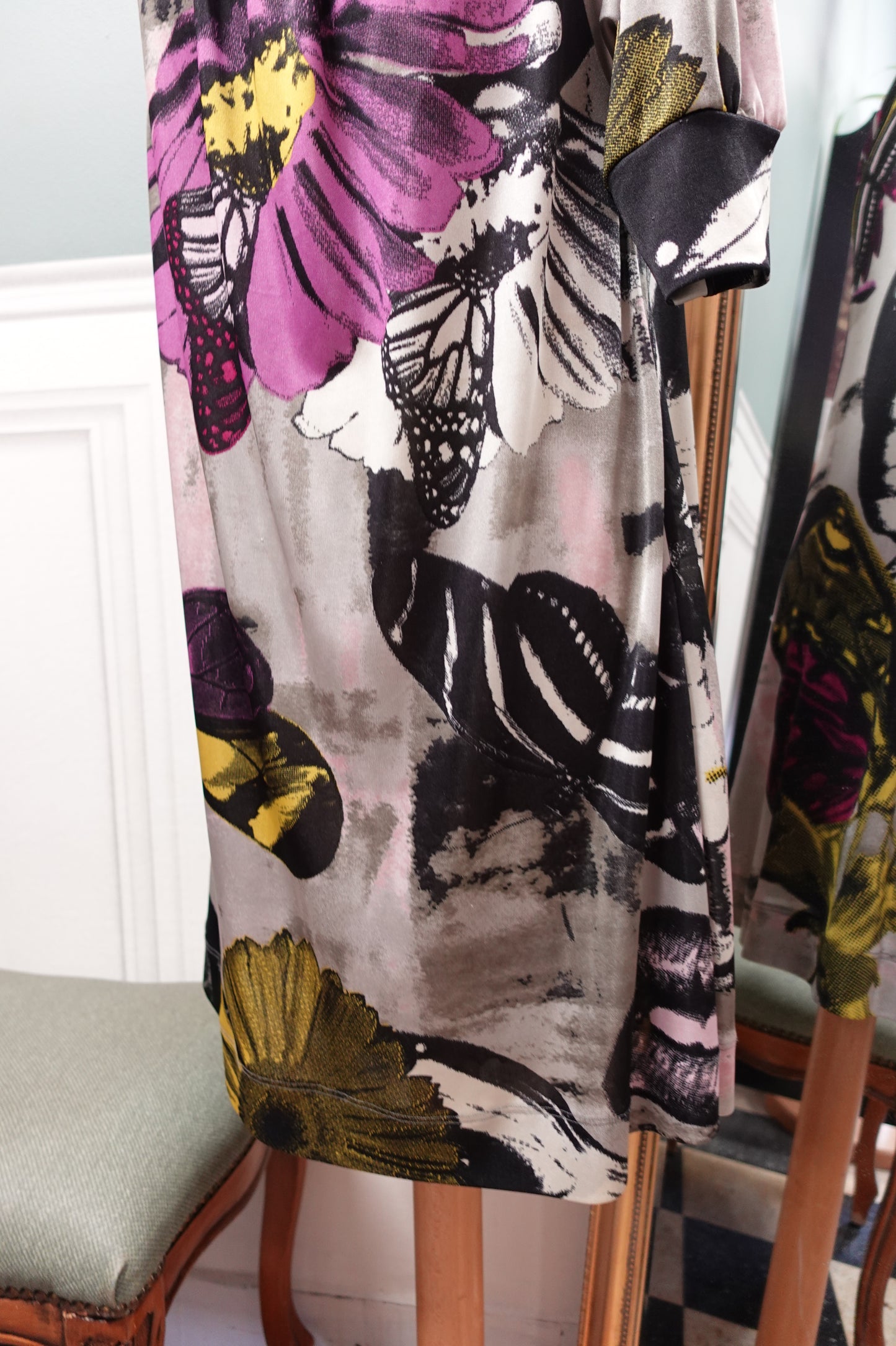 Robe Miss Sixty Collection Made in Italy – Imprimé floral graphique – Taille S