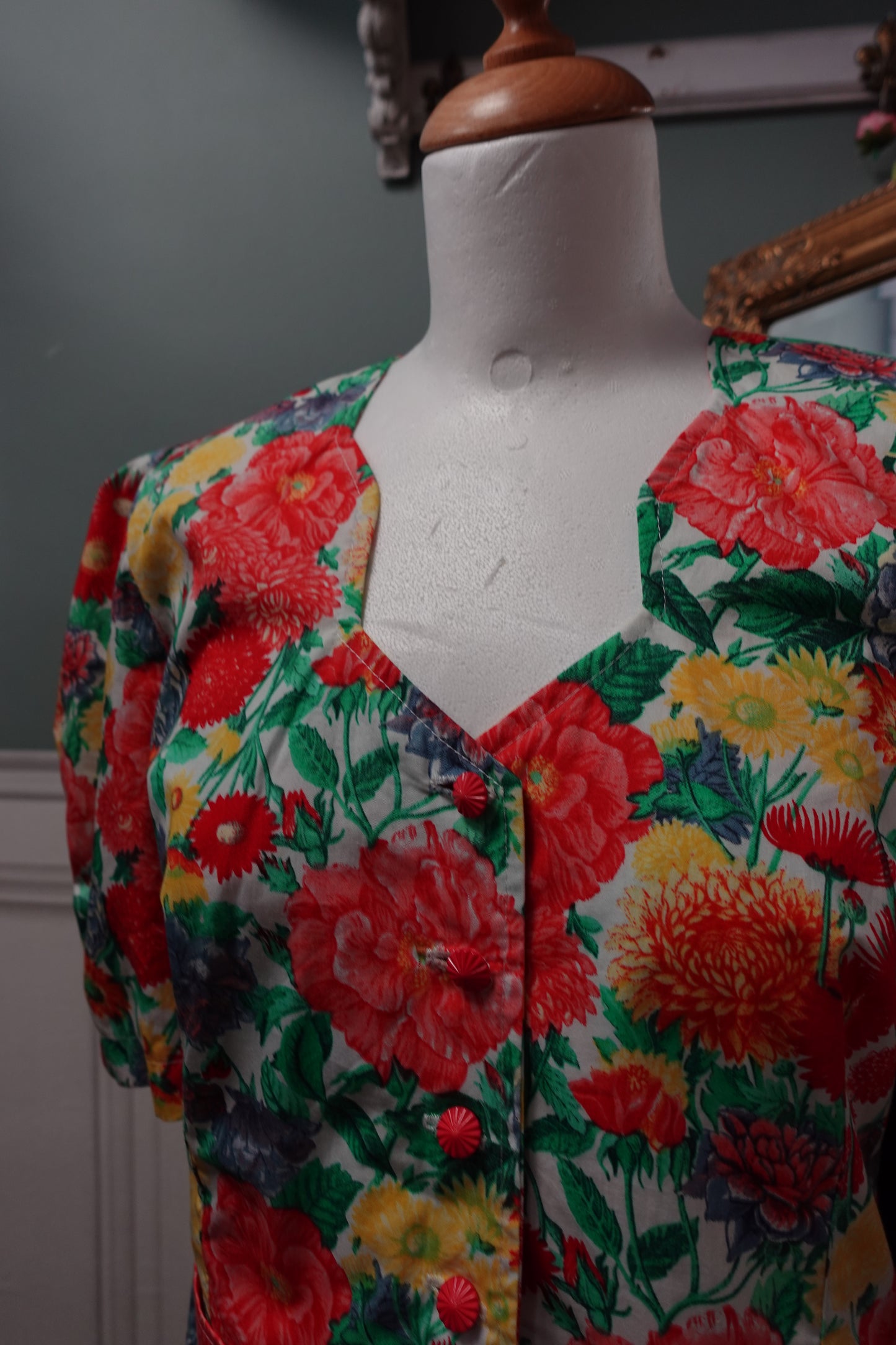 Ensemble de créateur d'époque – Coton Fleuri & Made in France