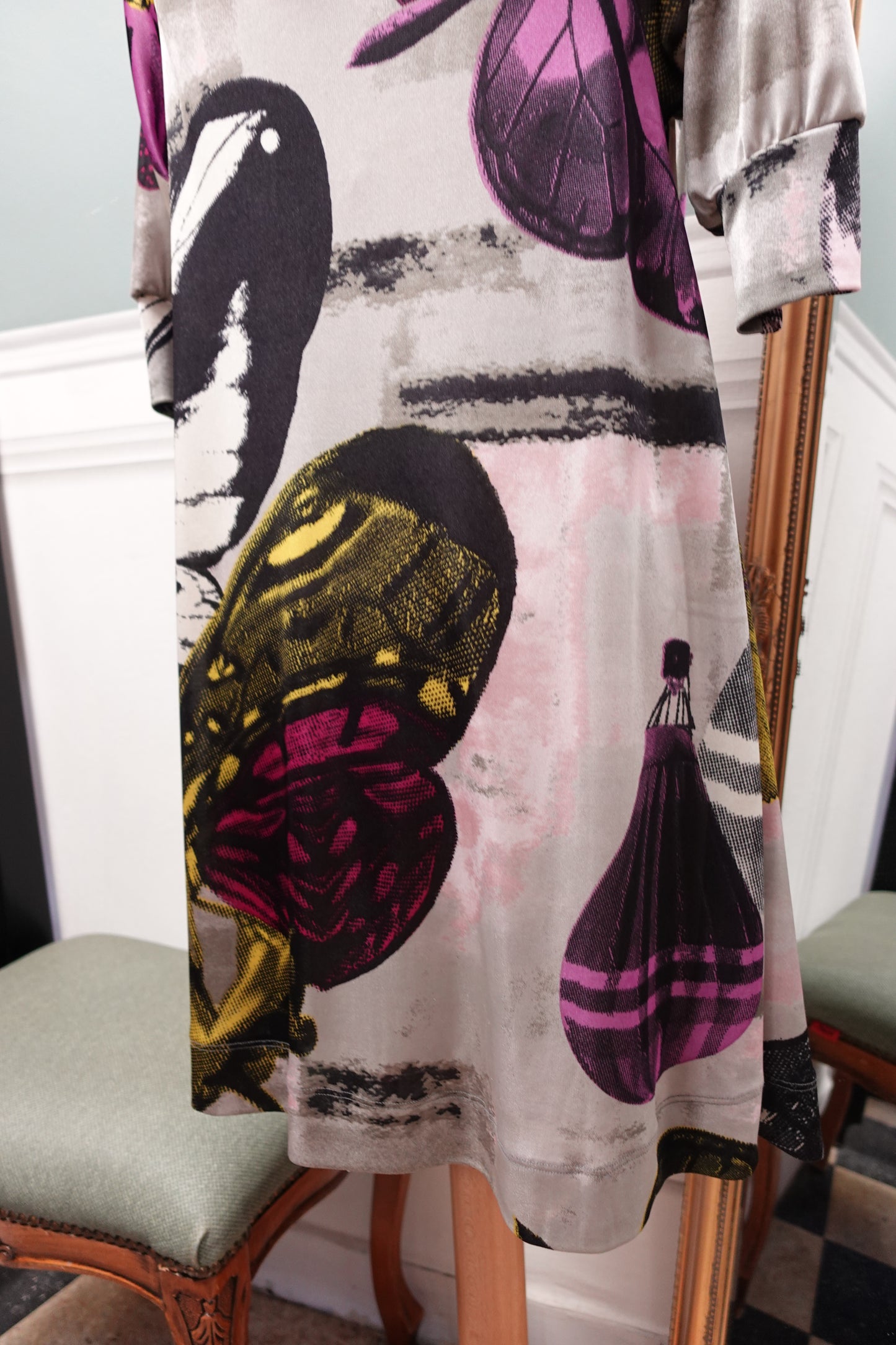 Robe Miss Sixty Collection Made in Italy – Imprimé floral graphique – Taille S