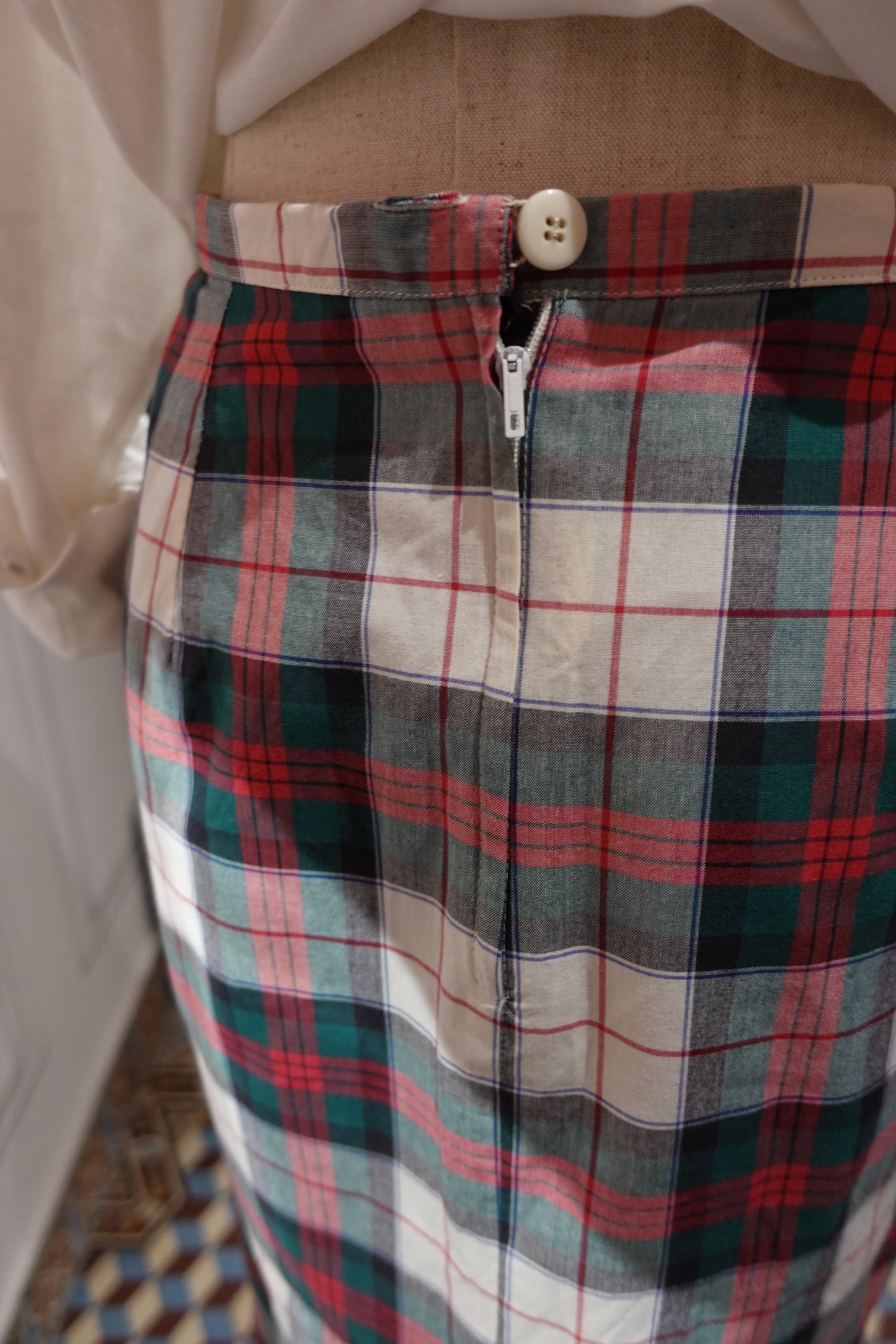 La Jupe "Highlands" - Tartan Vintage & Silhouette Preppy