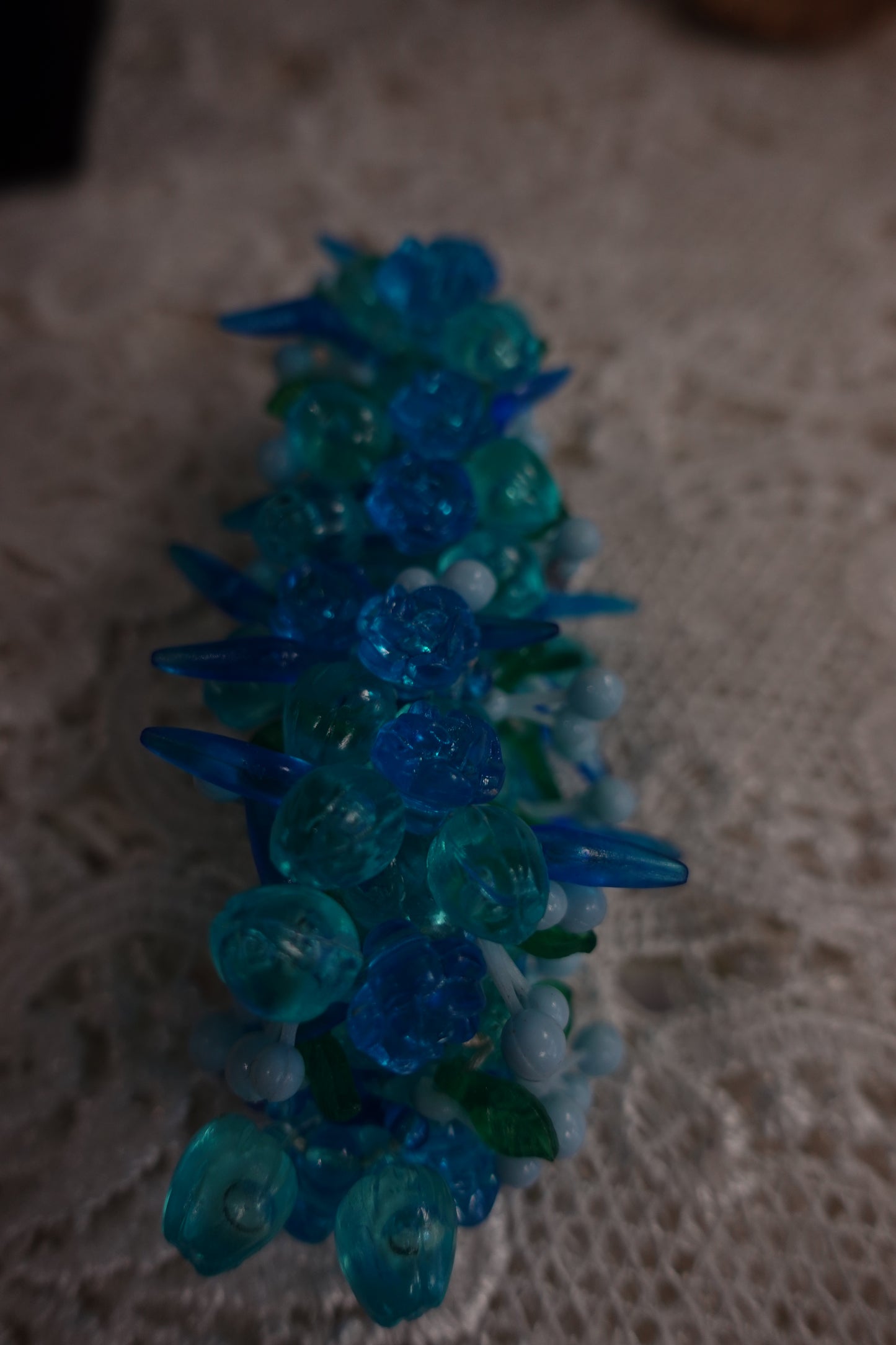 Bracelet Multi-rangs "Océan" - Nuances de Bleu