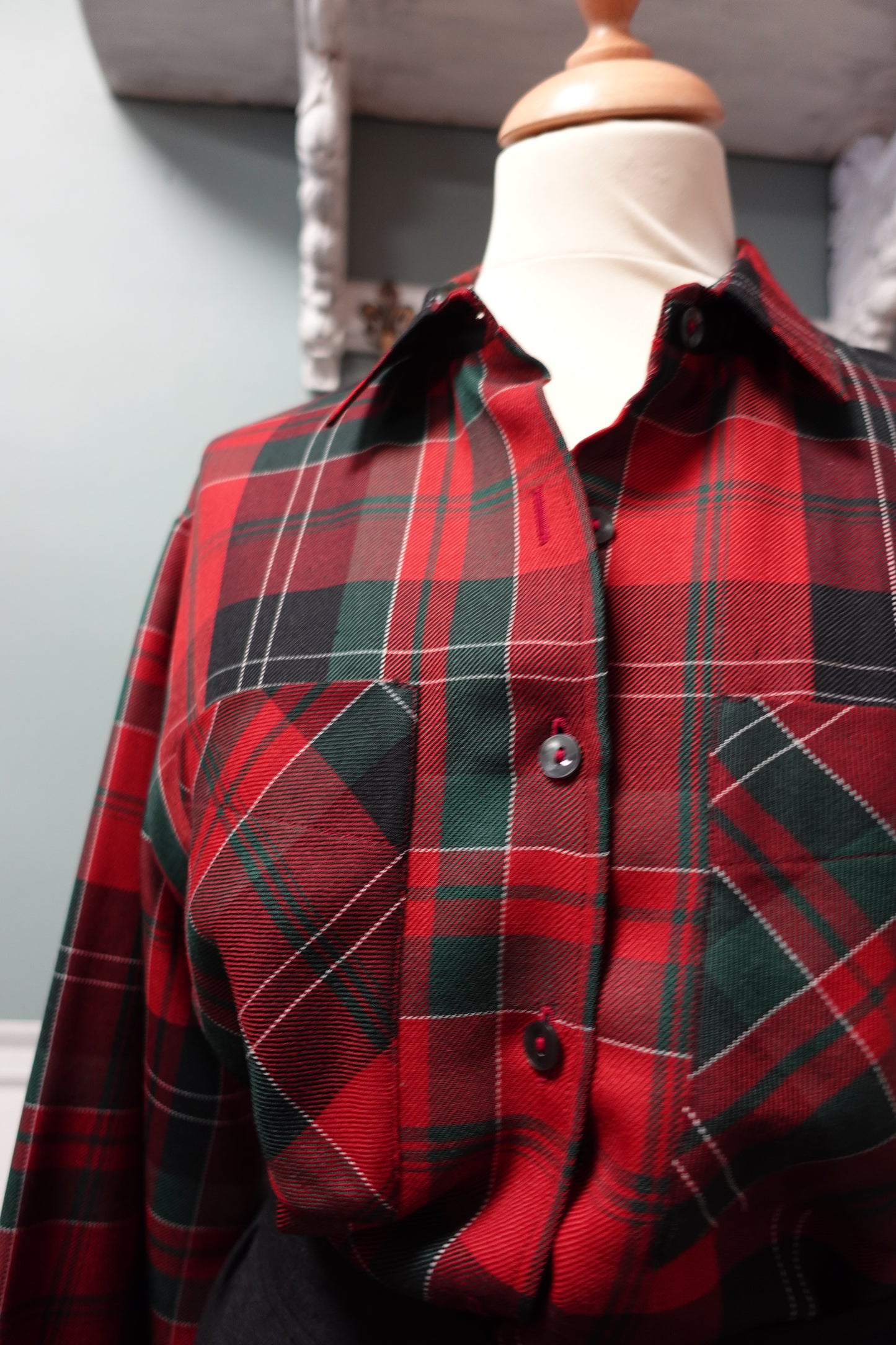 Surchemise Épaisse à Carreaux Tissés — Style "Overshirt" Rétro