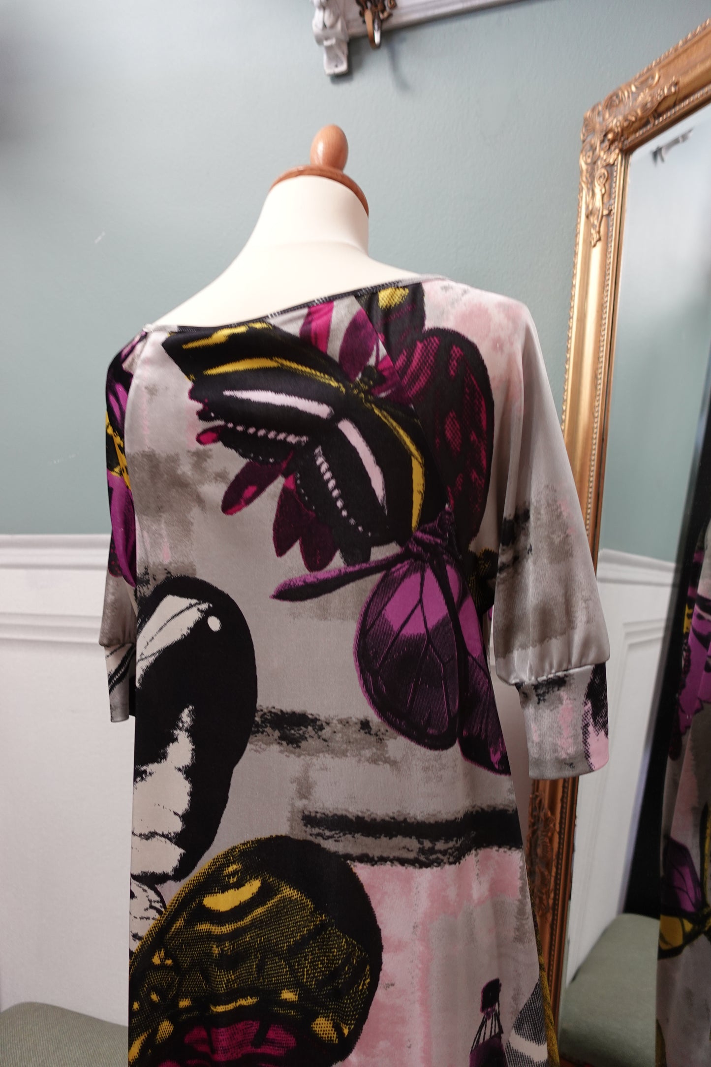 Robe Miss Sixty Collection Made in Italy – Imprimé floral graphique – Taille S