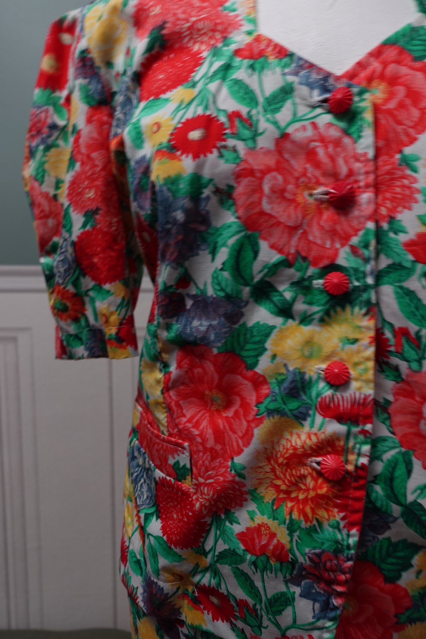 Ensemble de créateur d'époque – Coton Fleuri & Made in France