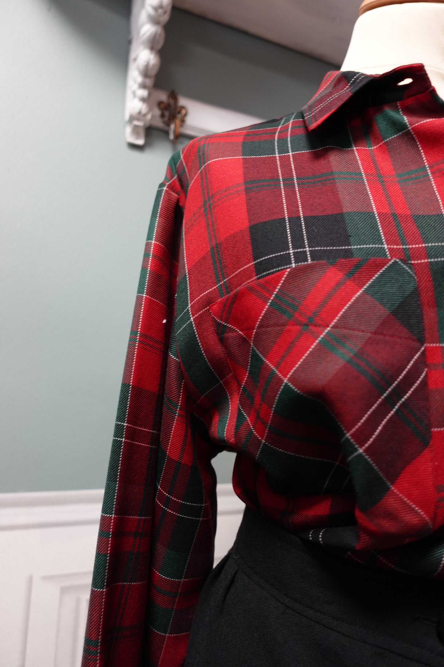 Surchemise Épaisse à Carreaux Tissés — Style "Overshirt" Rétro