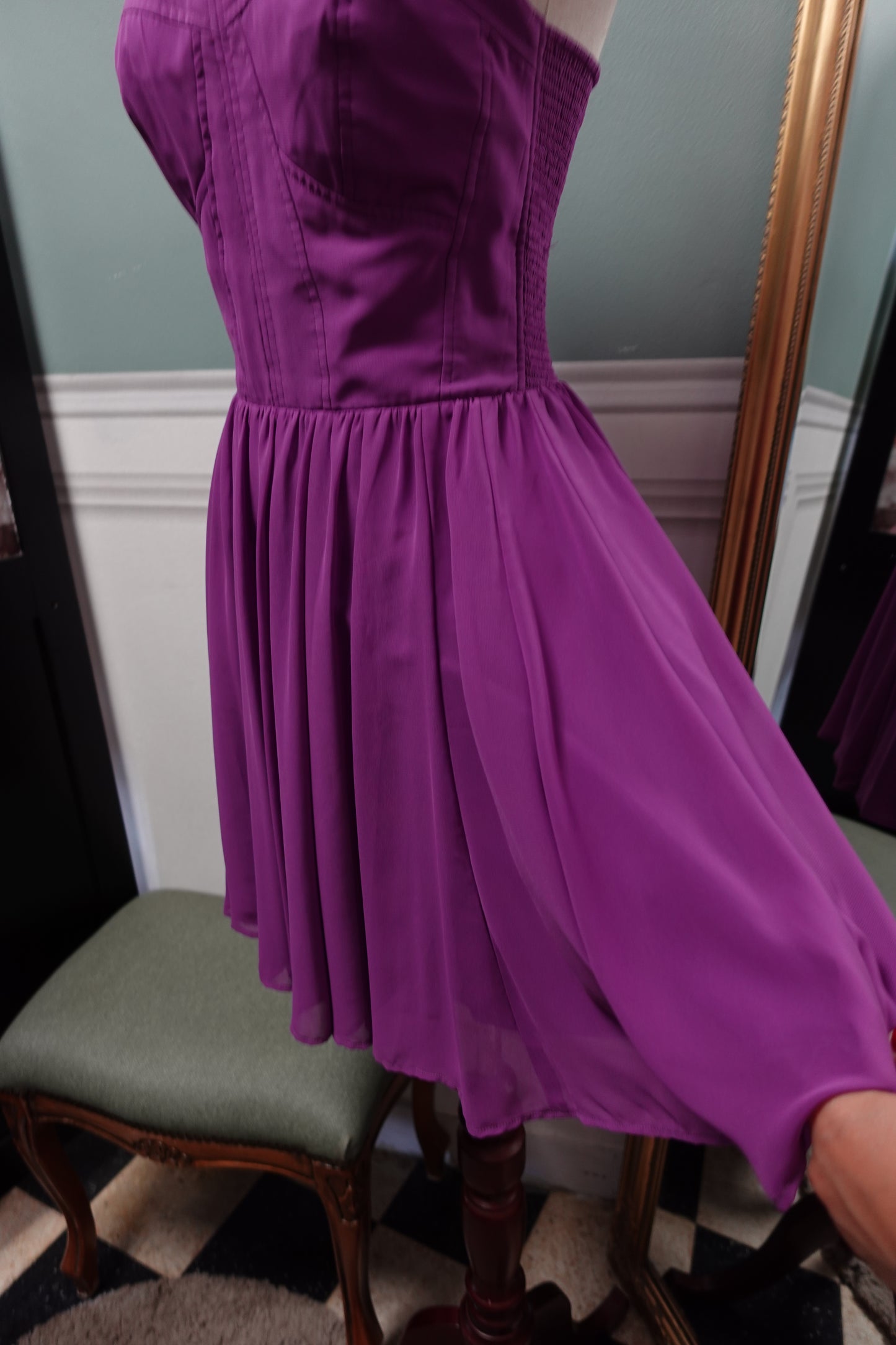 Robe Guess violette – Coupe bustier – Taille S
