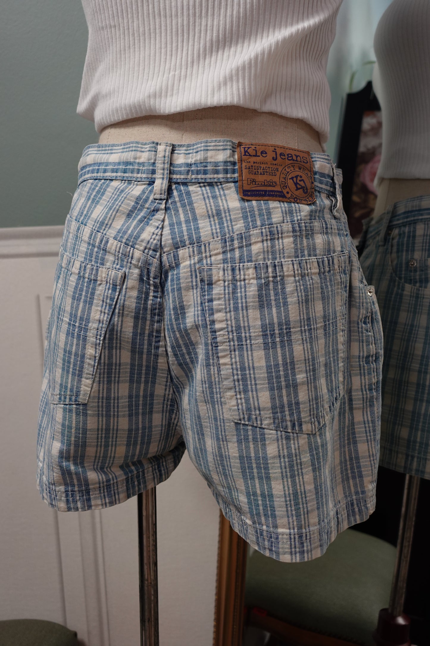 Short Vintage Pimkie à Rayures - Années 90