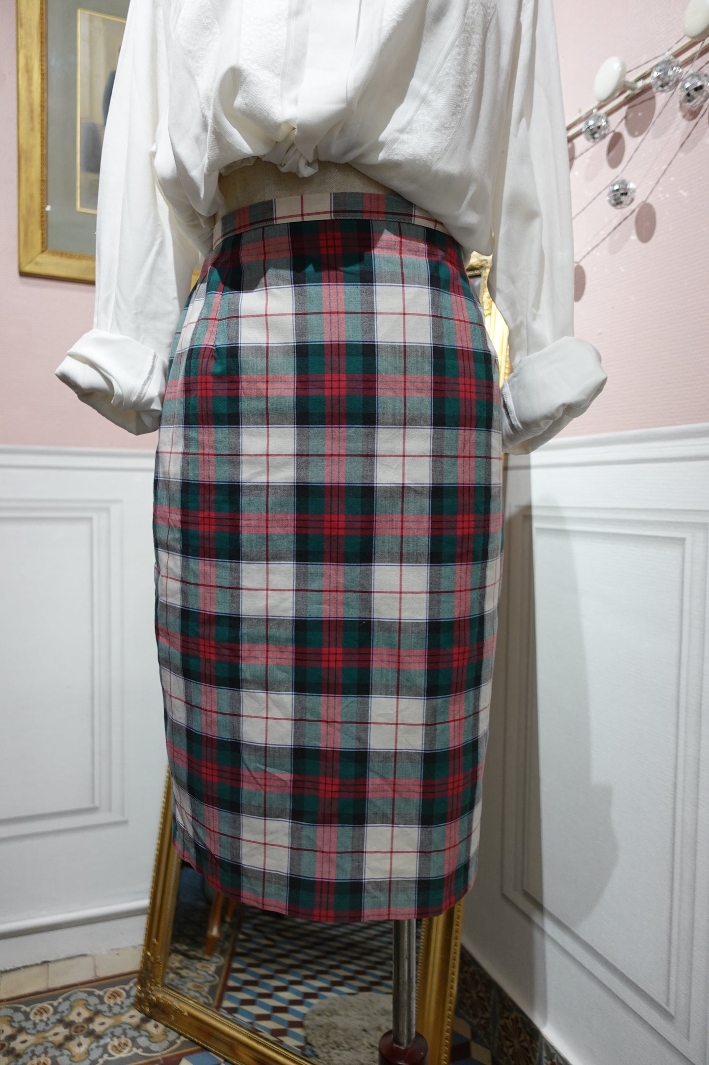 La Jupe "Highlands" - Tartan Vintage & Silhouette Preppy