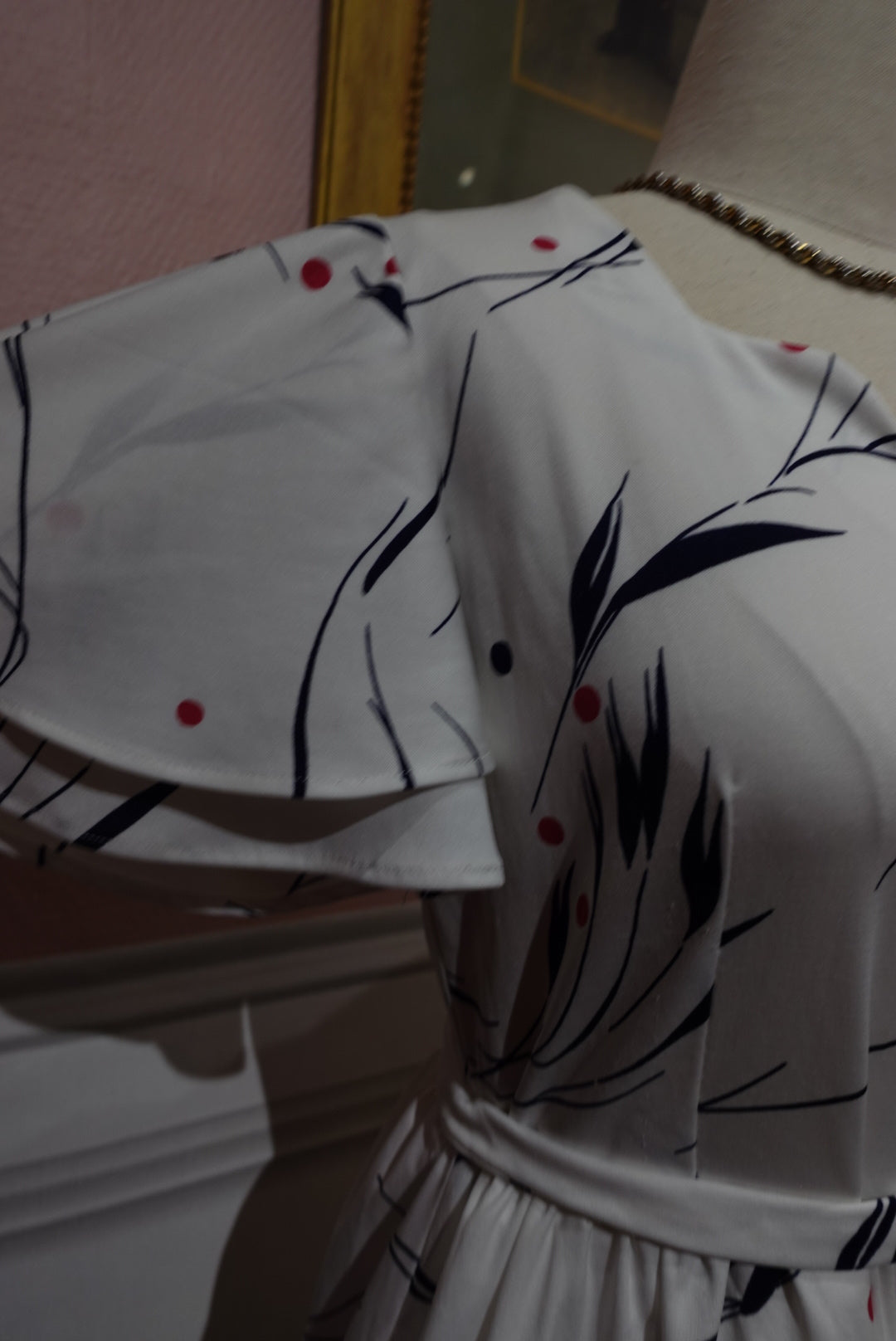 La Robe "Guinguette" — Fait Main Vintage (Style 50s)
