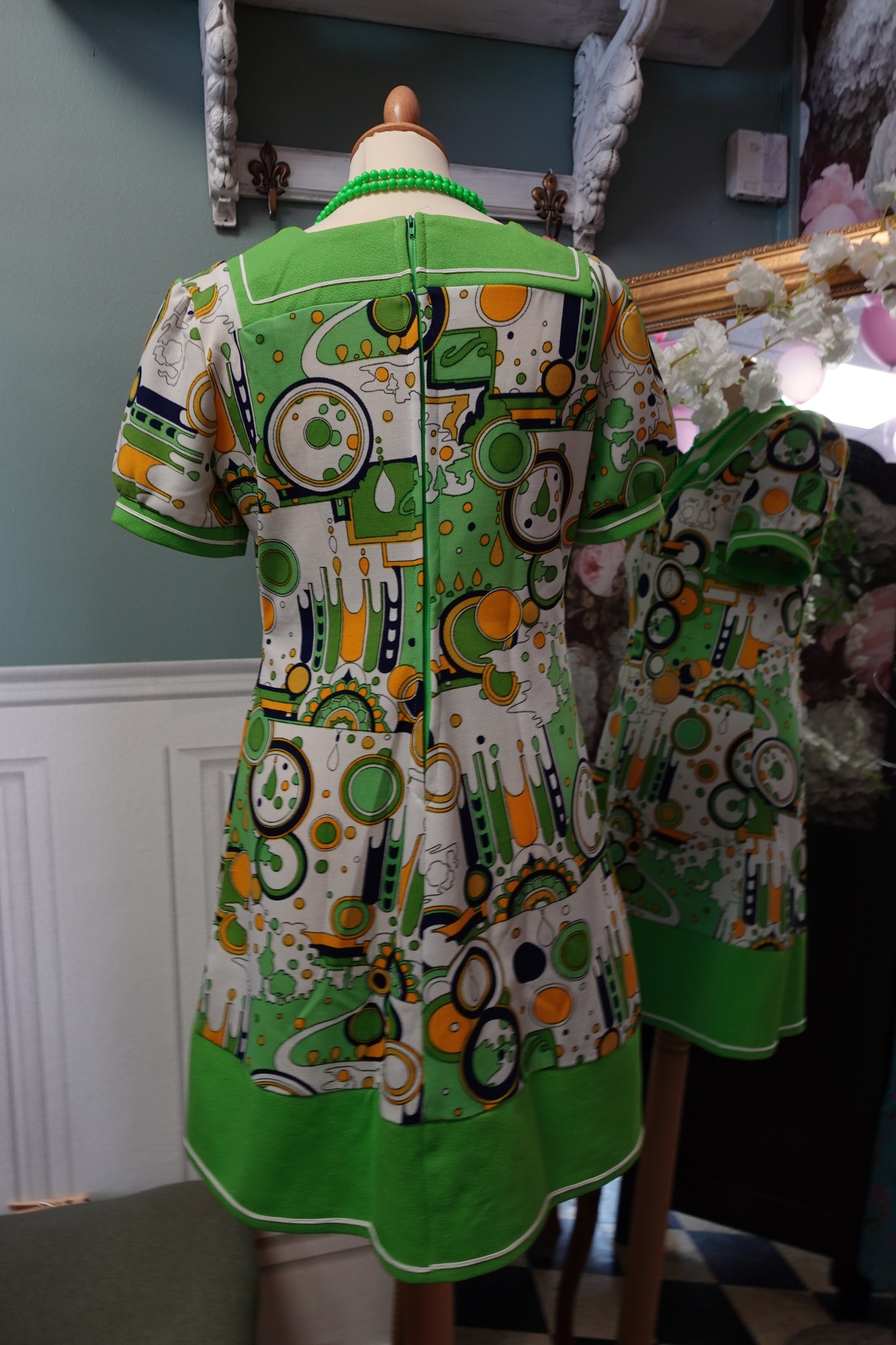 5. Robe Trapèze Vintage Années 70 Authentique