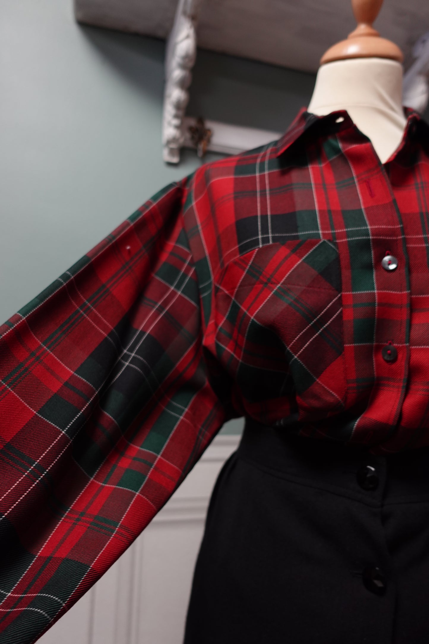 Surchemise Épaisse à Carreaux Tissés — Style "Overshirt" Rétro