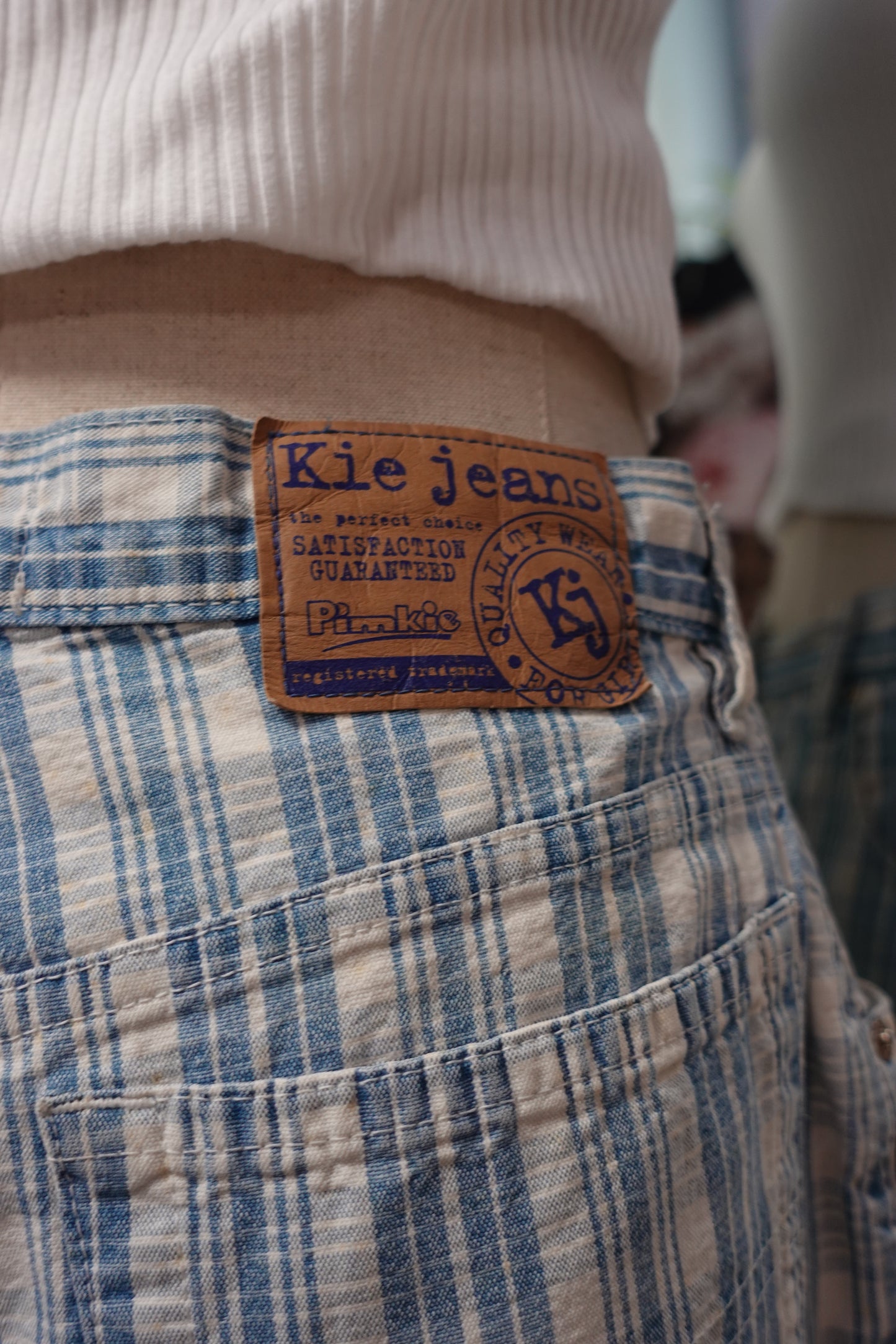 Short Vintage Pimkie à Rayures - Années 90