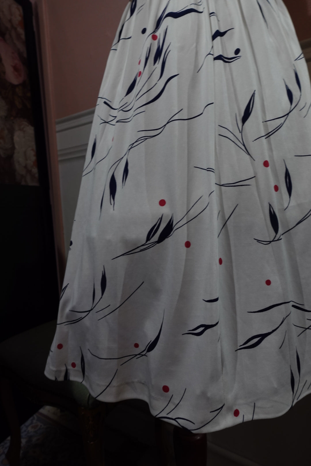 La Robe "Guinguette" — Fait Main Vintage (Style 50s)